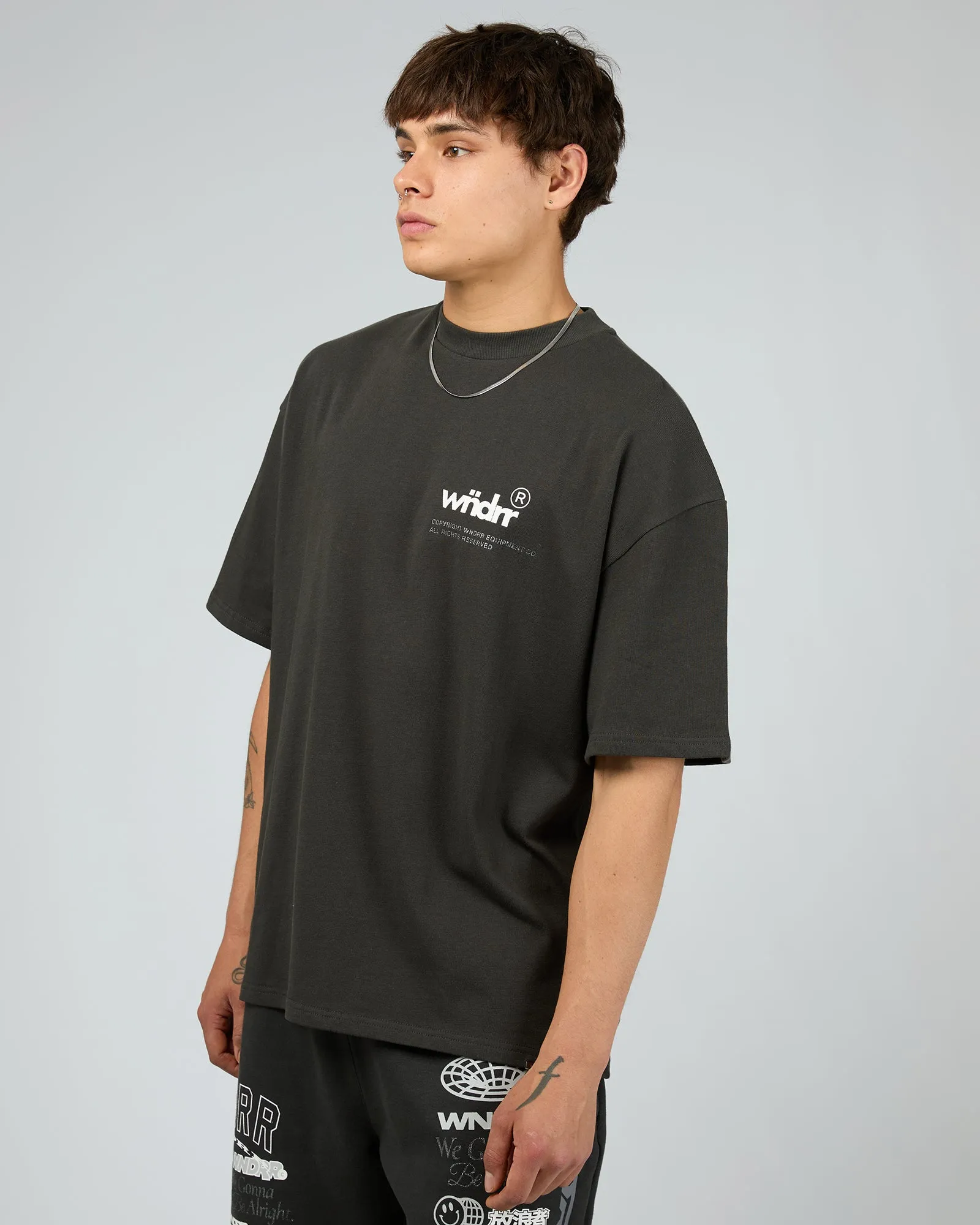 Represent Heavy Weight Tee Faded Black sold by edge clothing product image thumbnail 4