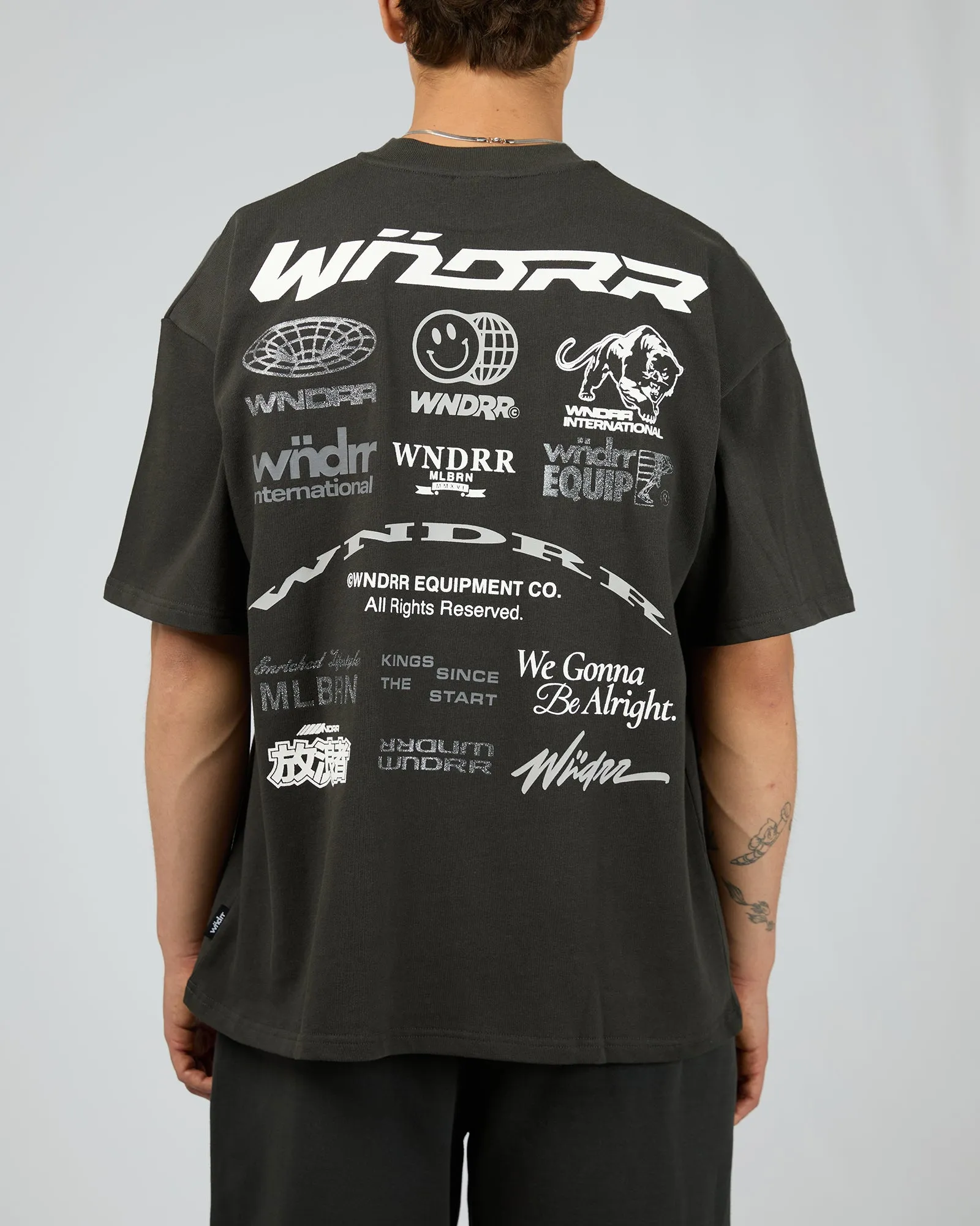 Represent Heavy Weight Tee Faded Black sold by edge clothing product image thumbnail 2