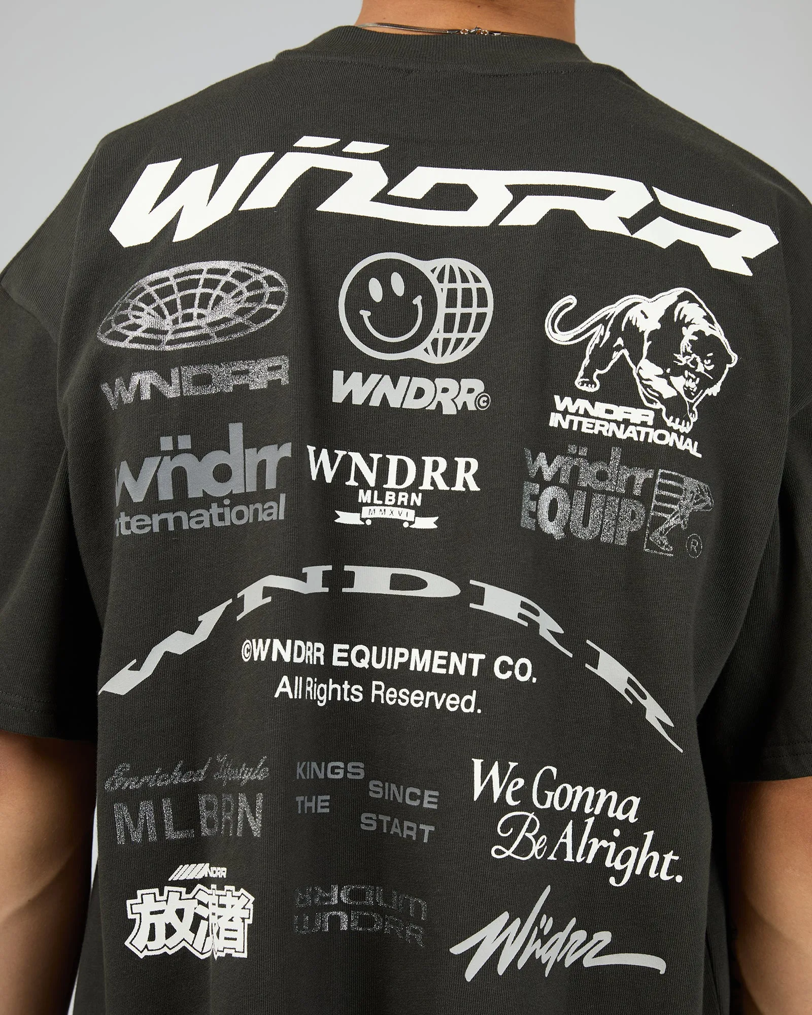 Represent Heavy Weight Tee Faded Black sold by edge clothing product image thumbnail 5