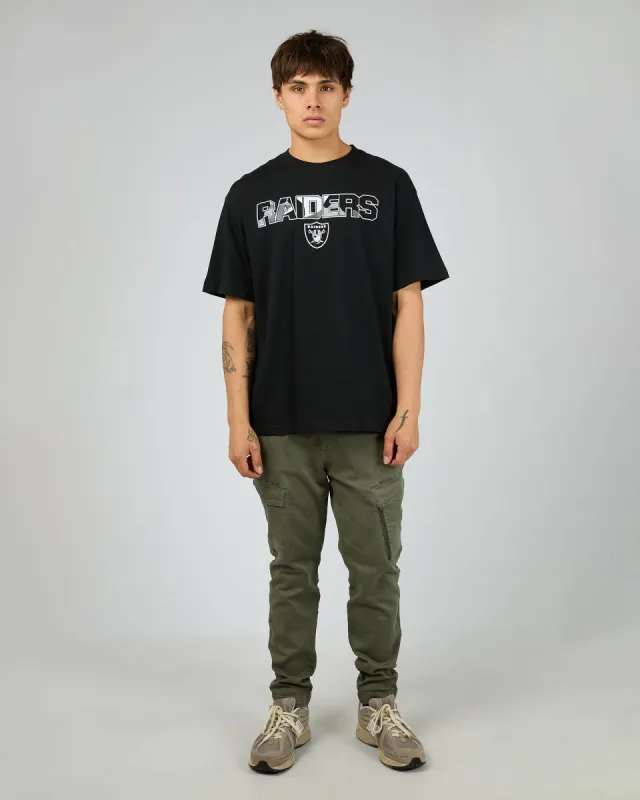 Camo Logo Tee Raiders Black sold by edge clothing
