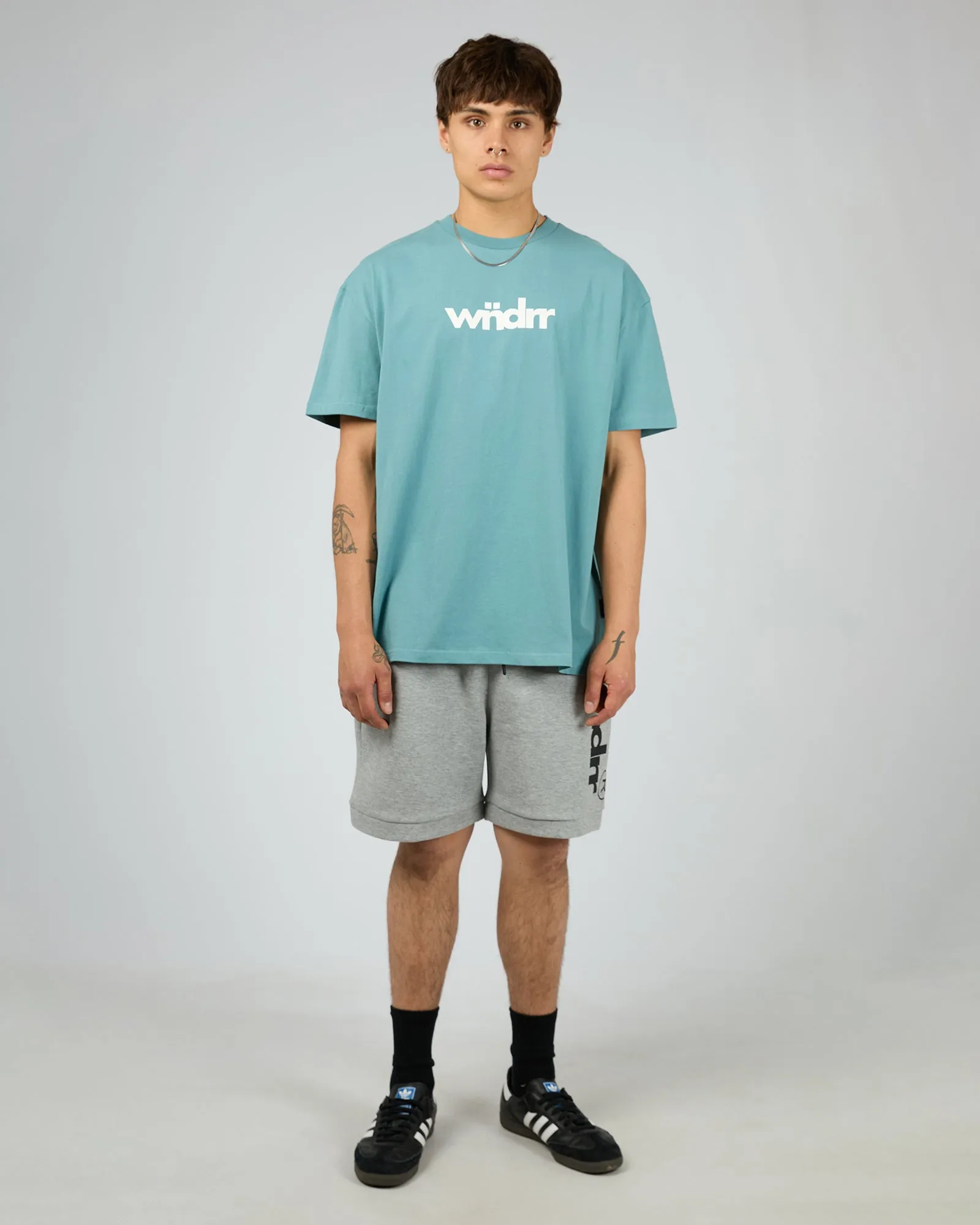 Offcut Tech Trackshort Greymarle sold by edge clothing