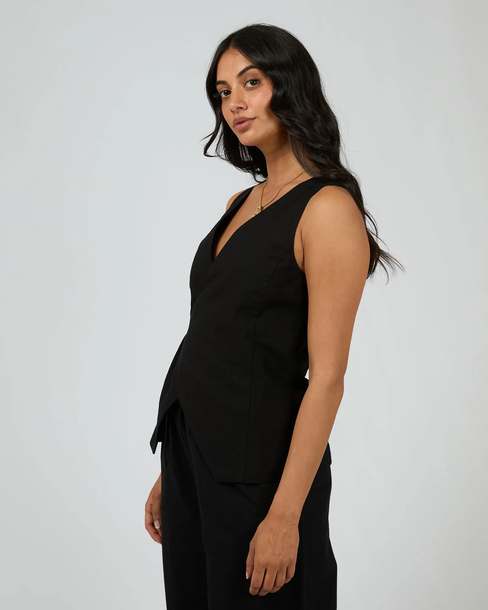 Willa Vest Black sold by edge clothing product image thumbnail 4
