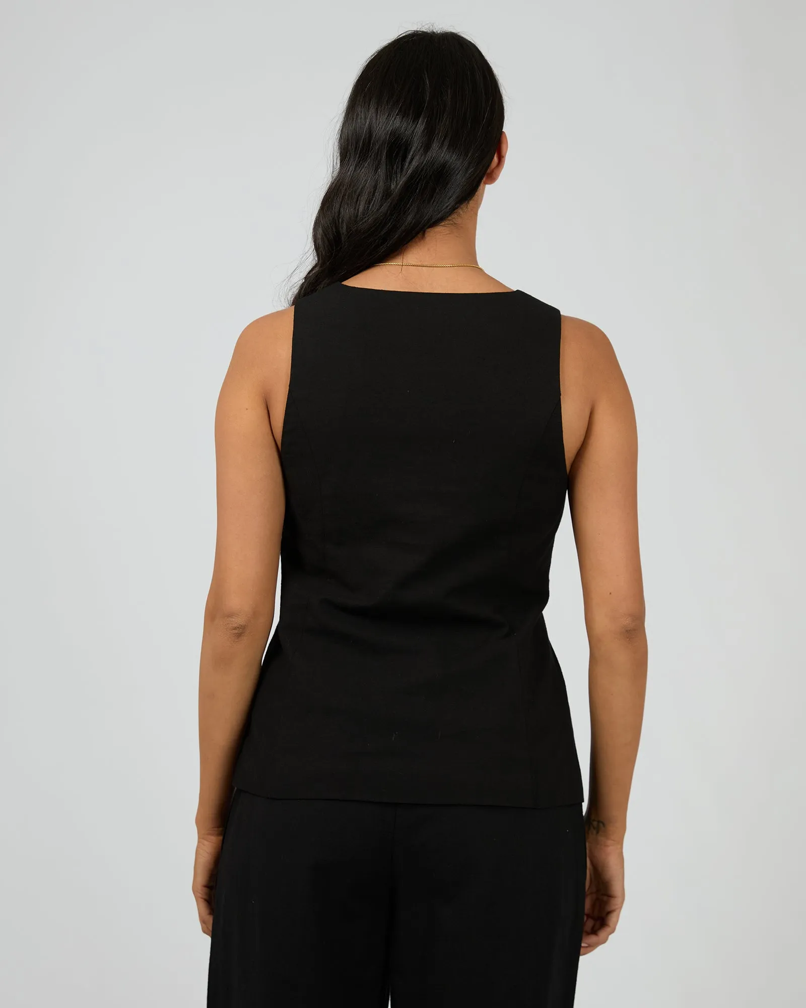 Willa Vest Black sold by edge clothing product image thumbnail 3