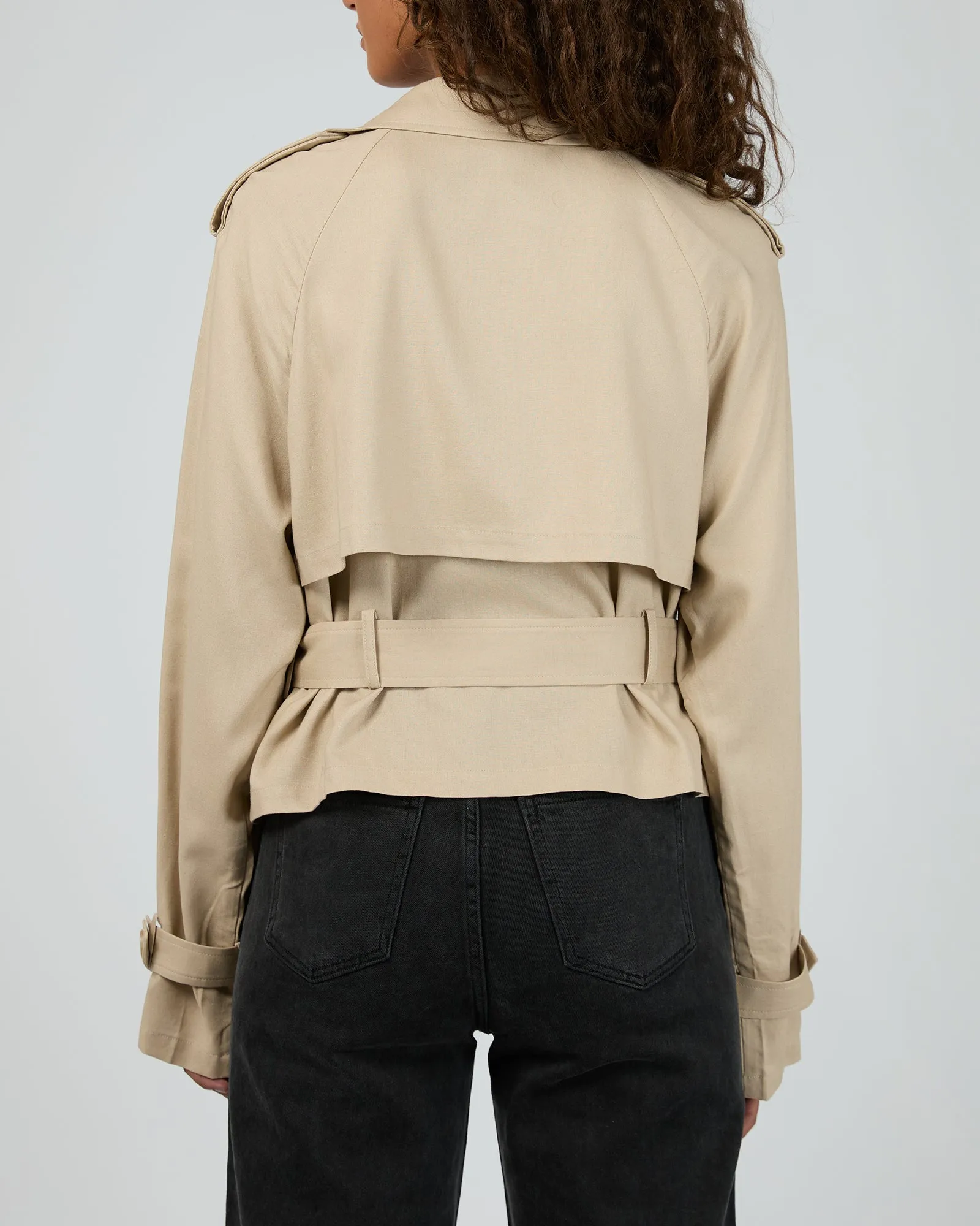 Toledo Crop Trench Bone sold by edge clothing product image thumbnail 3