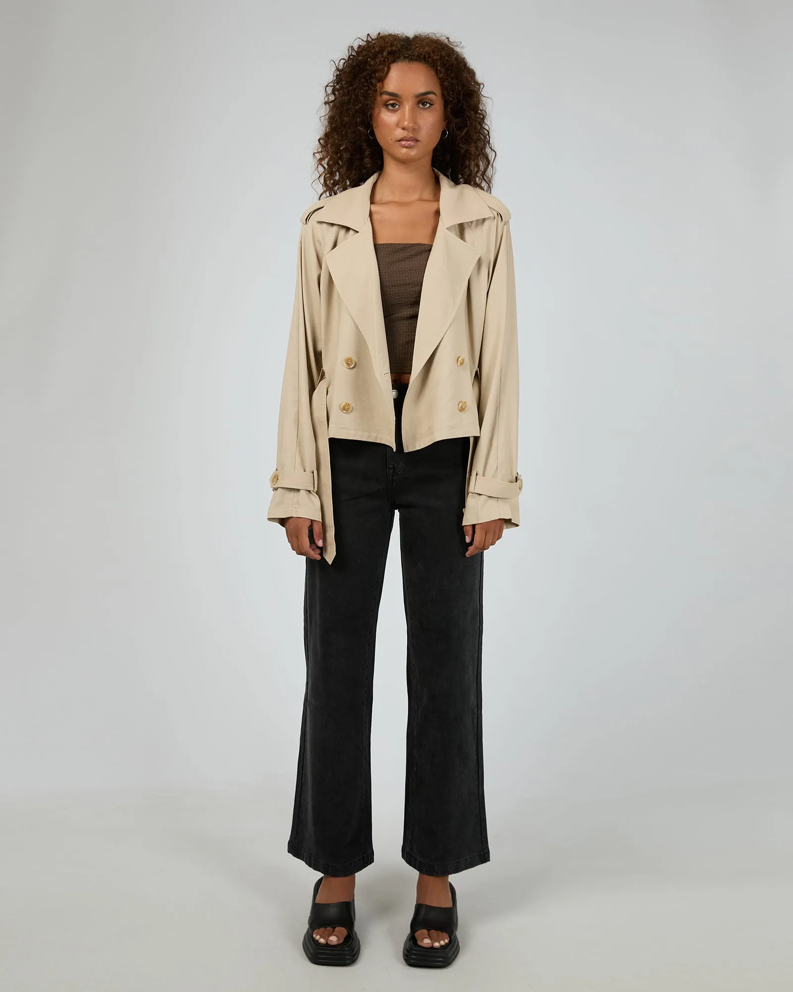 Toledo Crop Trench Bone sold by edge clothing product image thumbnail 2