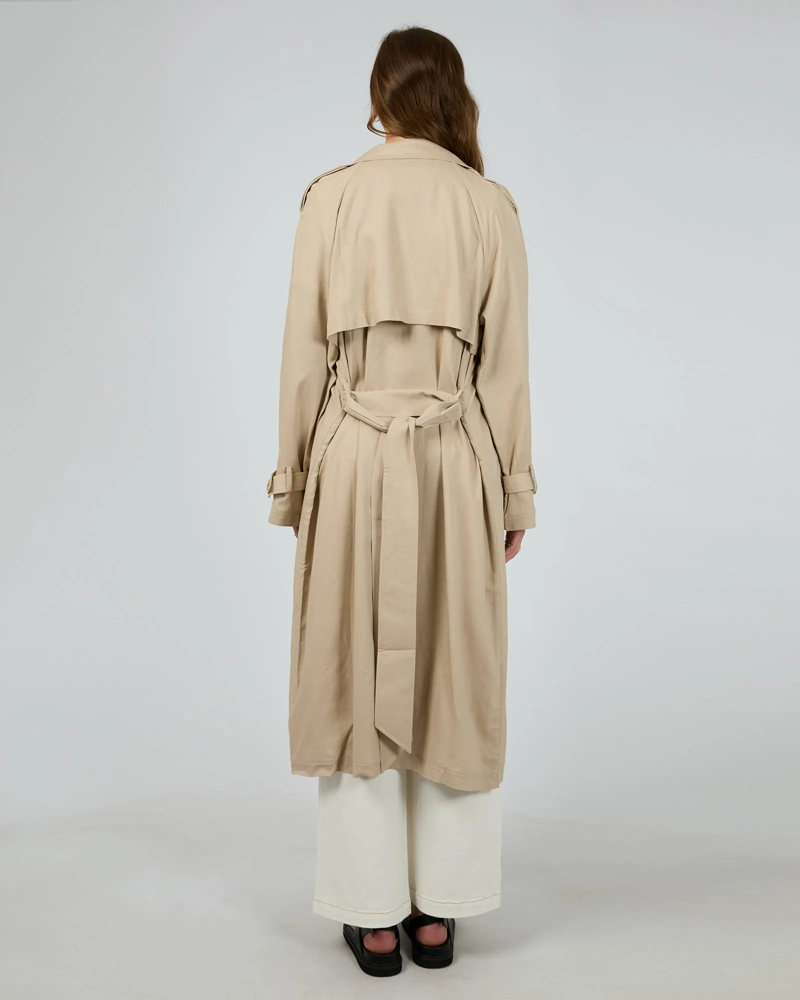 Toledo Trench Coat Bone sold by edge clothing product image thumbnail 3