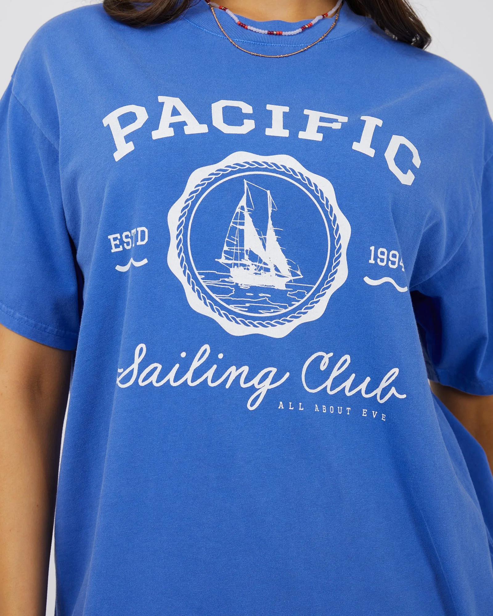 Pacific Oversized Tee Blue sold by edge clothing product image thumbnail 5