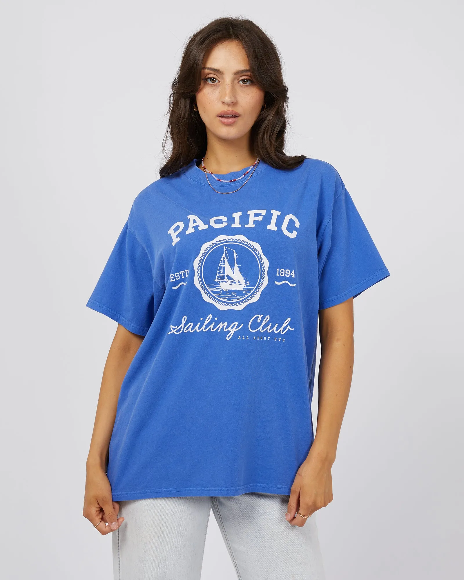 Pacific Oversized Tee Blue sold by edge clothing