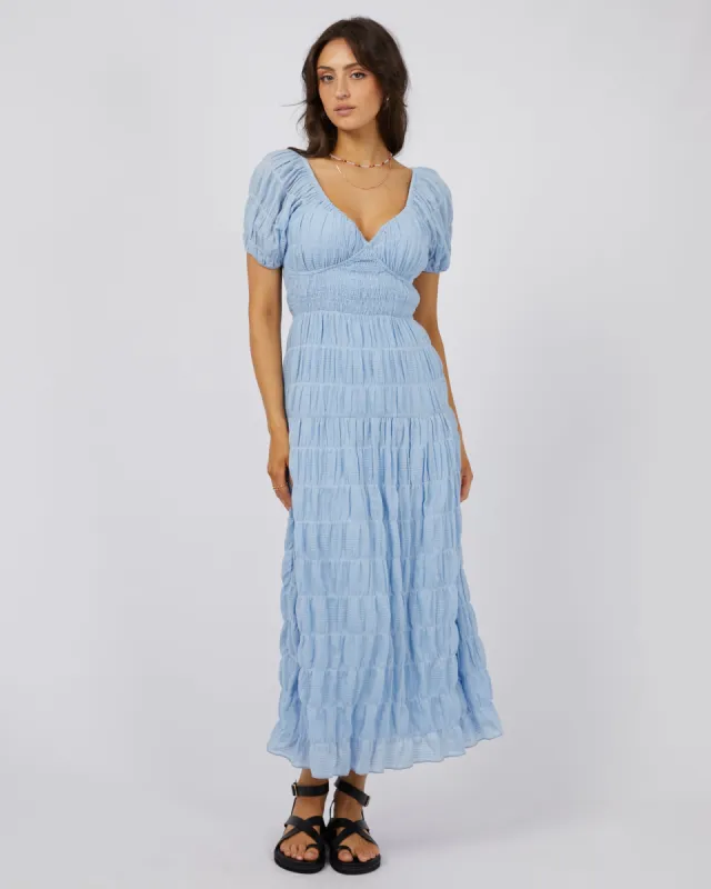Maude Maxi Dress Ocean Blue sold by edge clothing