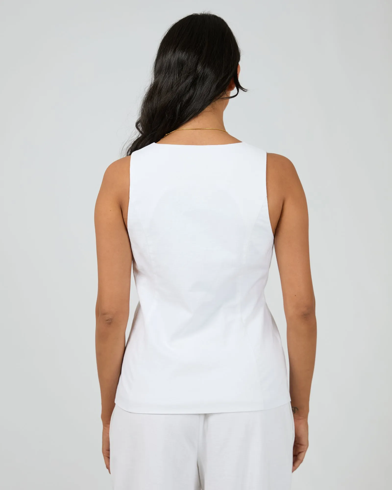 Willa Vest White sold by edge clothing product image thumbnail 3