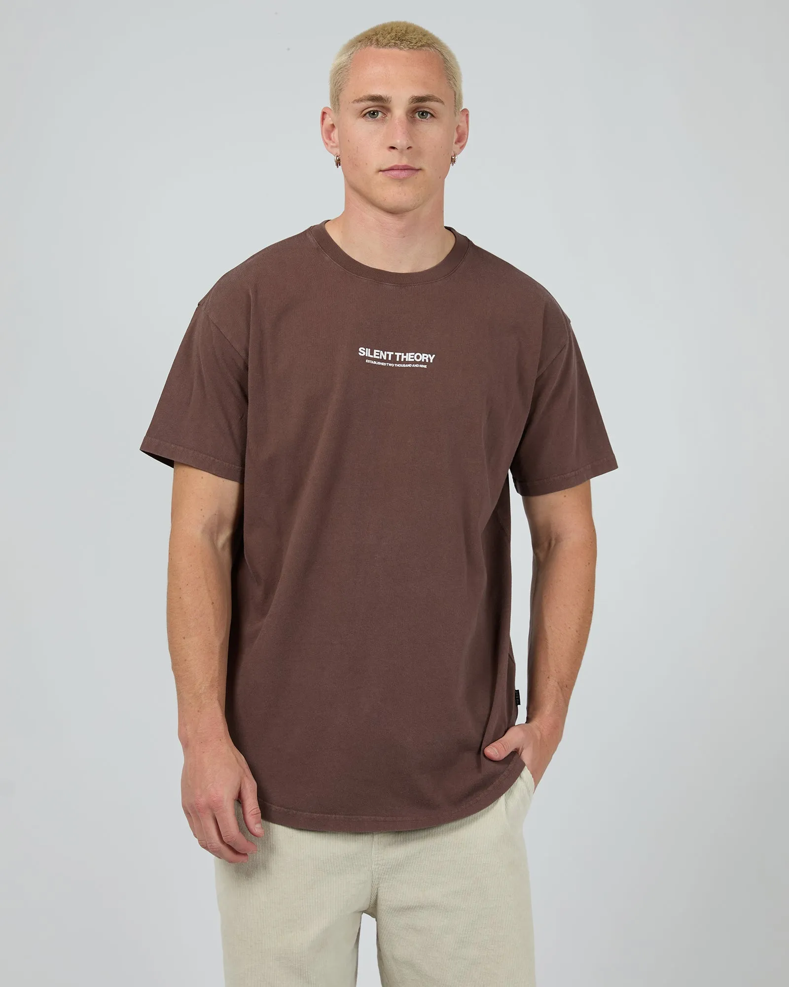 Company Tee Chocolate sold by edge clothing