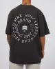 Spiral Tee Washed Black sold by edge clothing