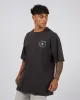 Spiral Tee Washed Black sold by edge clothing