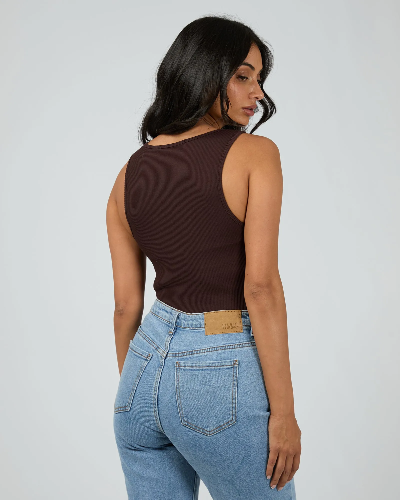 Becca Tank Brown sold by edge clothing product image thumbnail 3