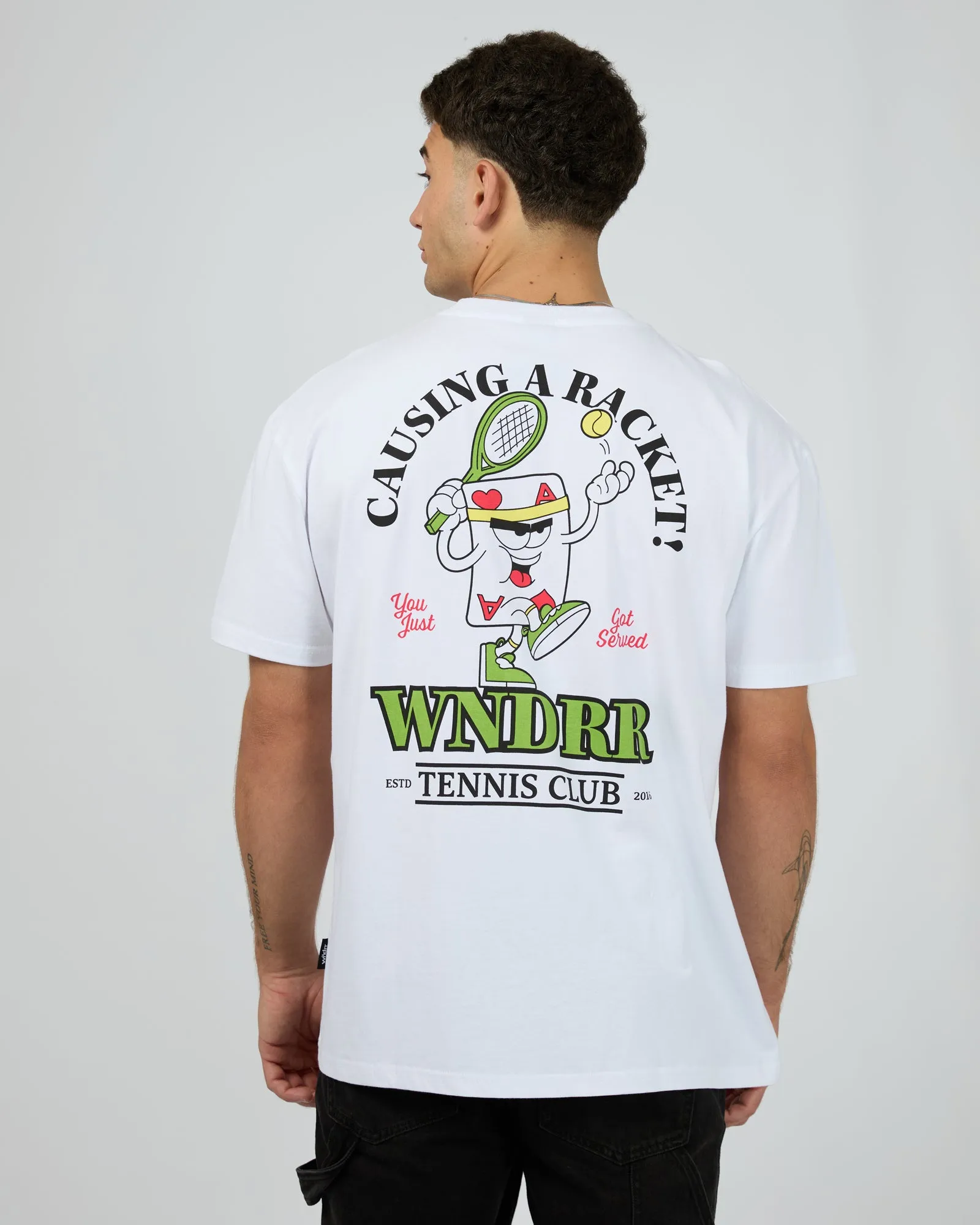 Ace Box Fit Tee White sold by edge clothing product image thumbnail 2