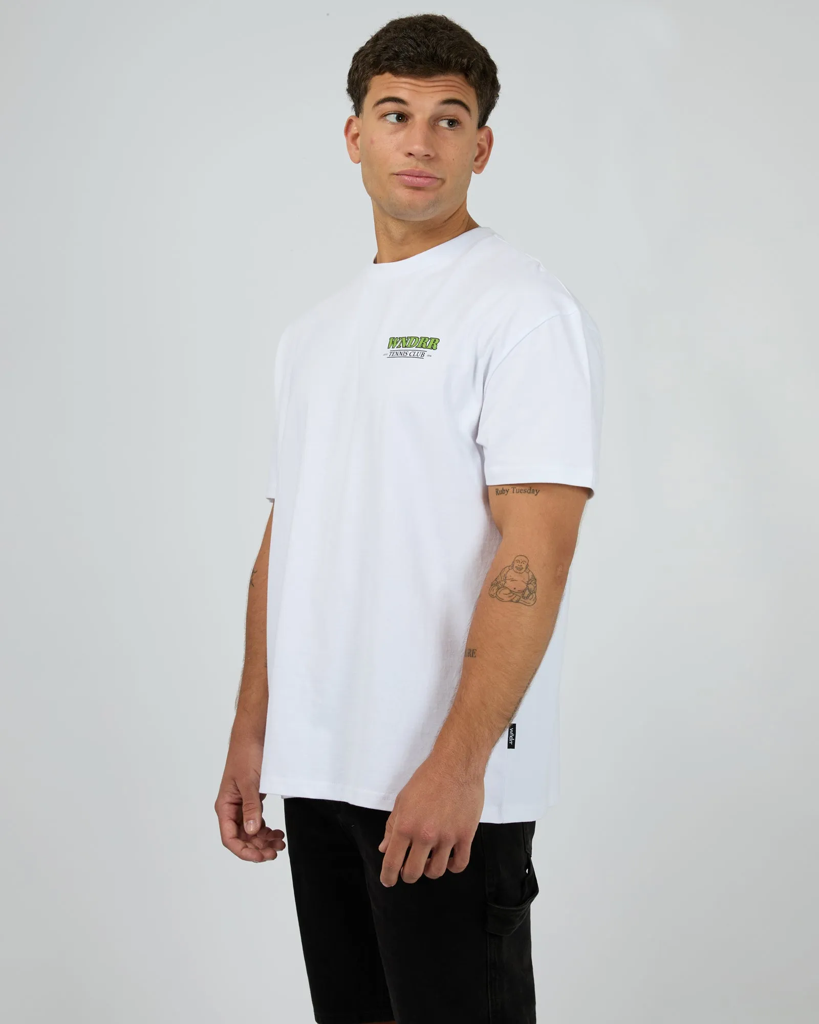 Ace Box Fit Tee White sold by edge clothing product image thumbnail 4