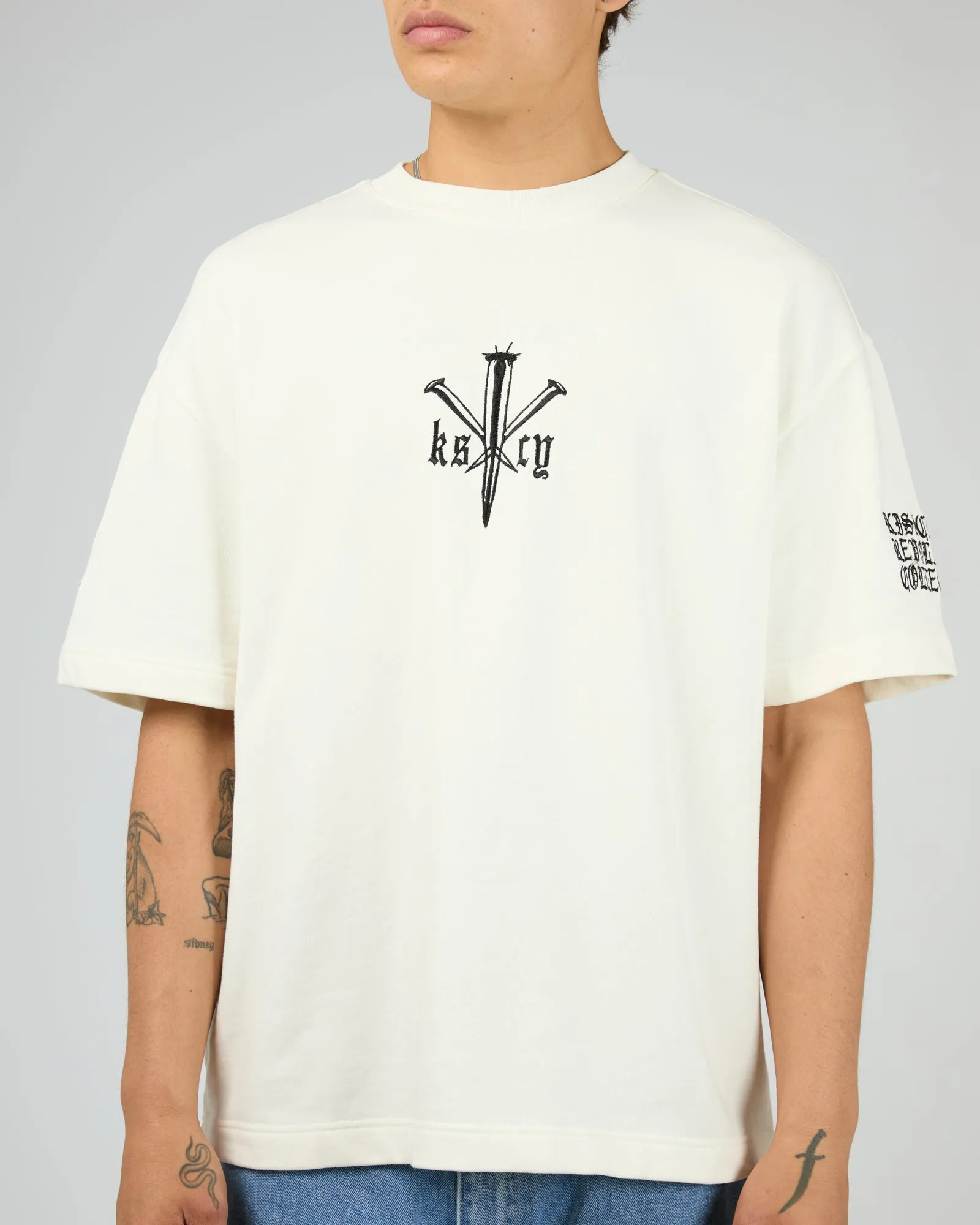 Revolation Loopback Street Tee White sold by edge clothing product image thumbnail 4
