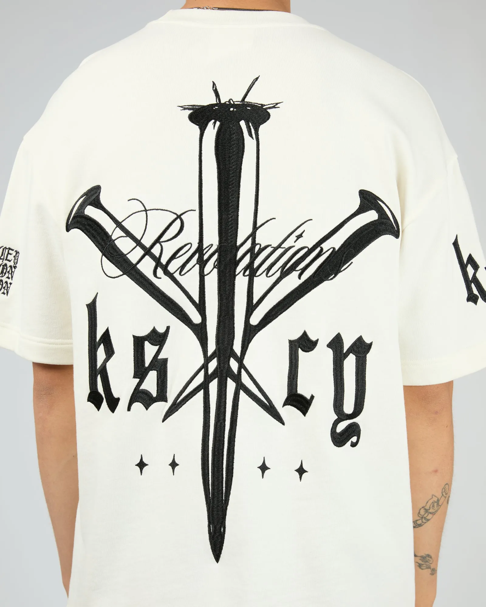 Revolation Loopback Street Tee White sold by edge clothing product image thumbnail 2