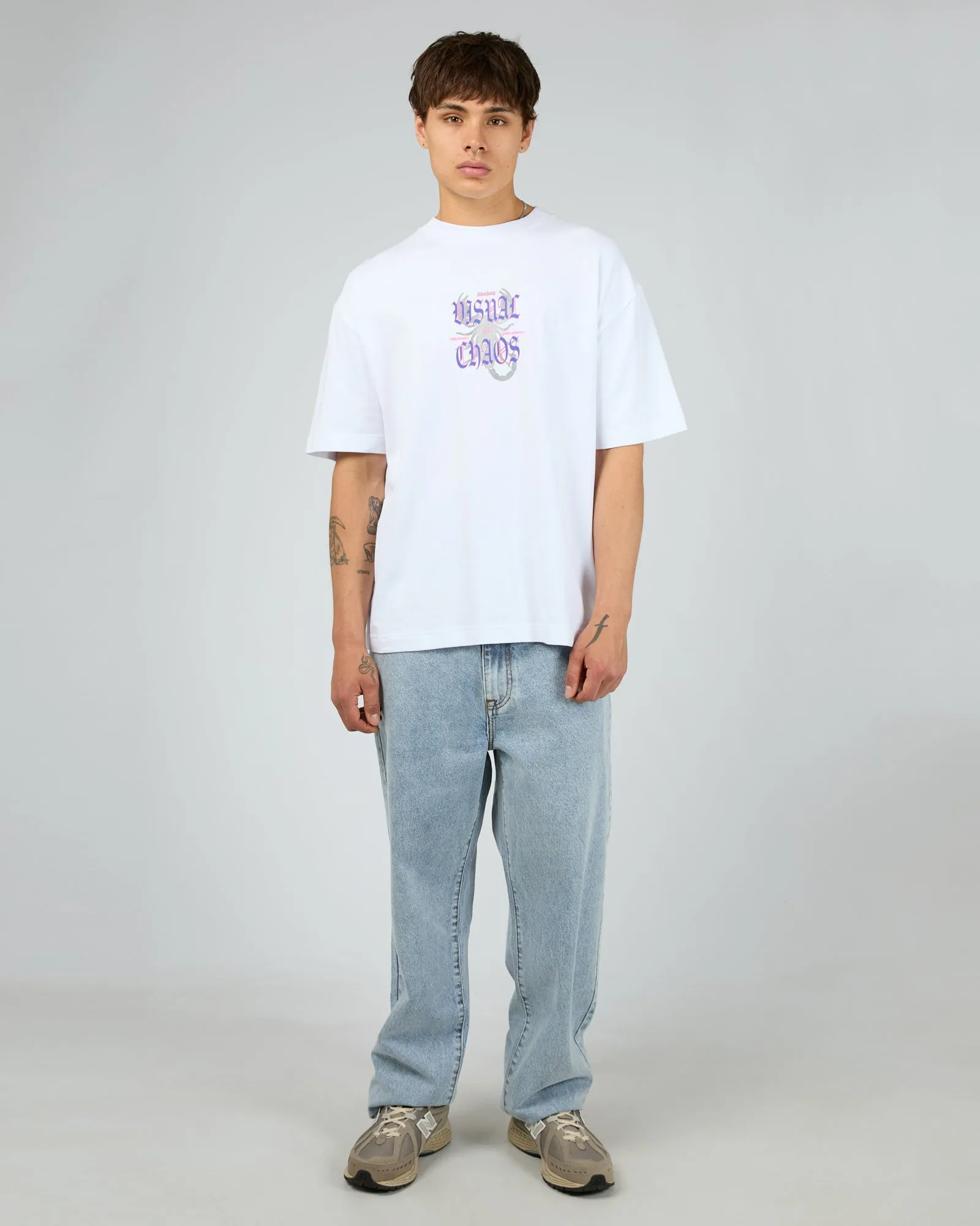 Scorpio Street Tee White sold by edge clothing product image thumbnail 3