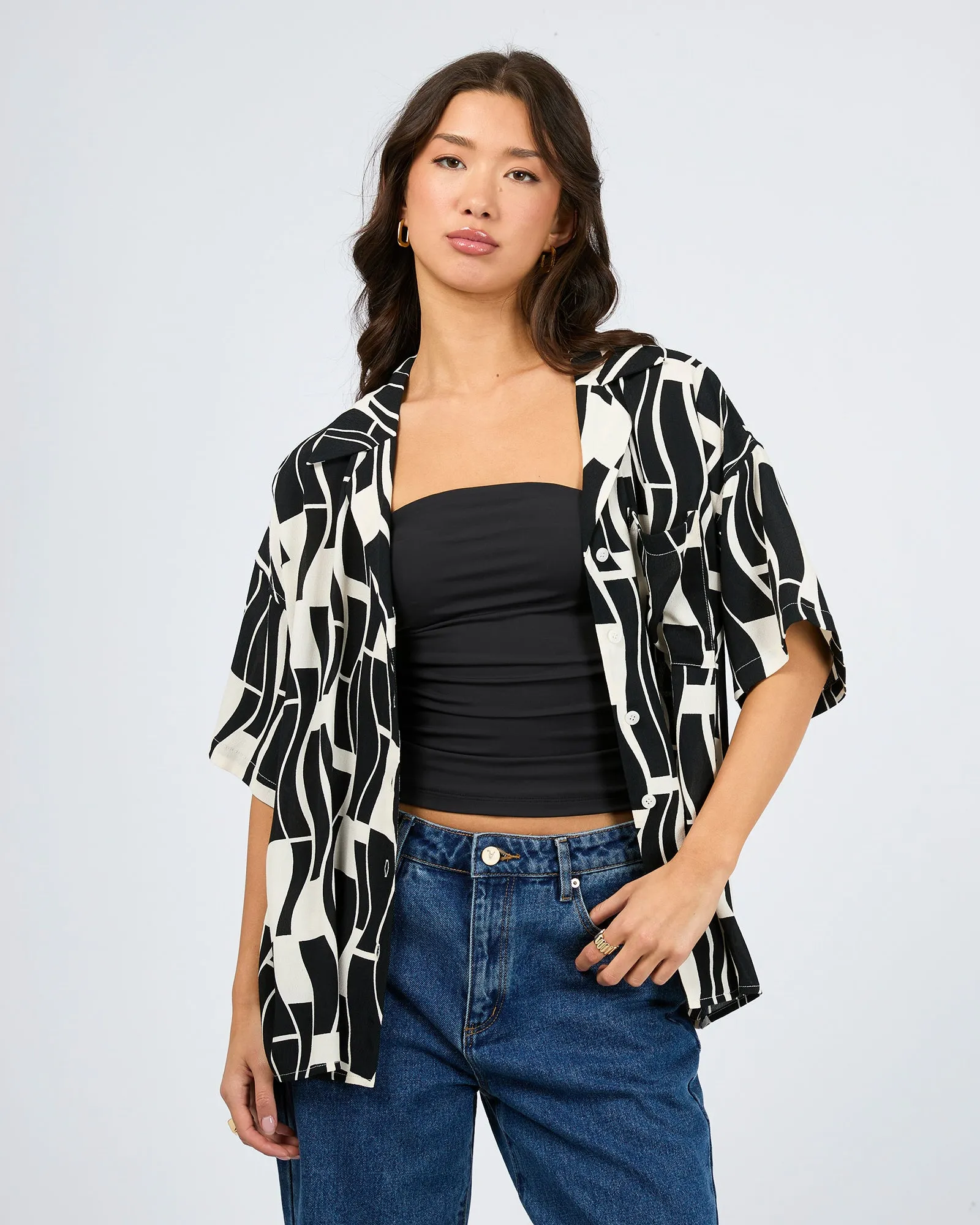 Estelle Shirt Print sold by edge clothing