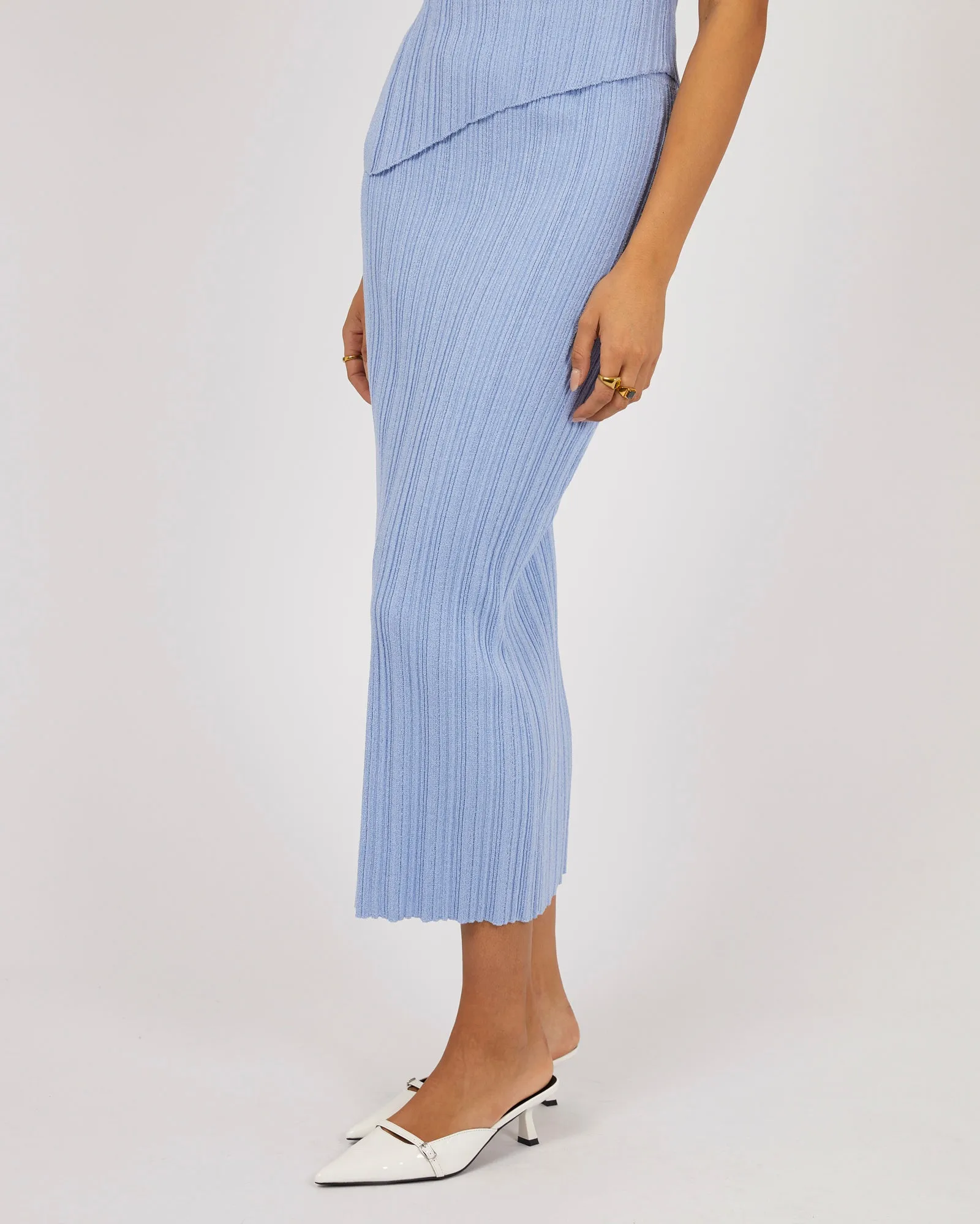 Louise Maxi Skirt Blue sold by edge clothing product image thumbnail 4