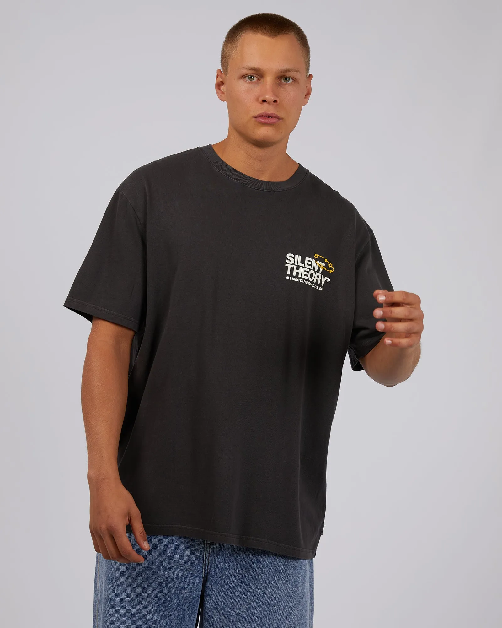 Records Tee Coal sold by edge clothing