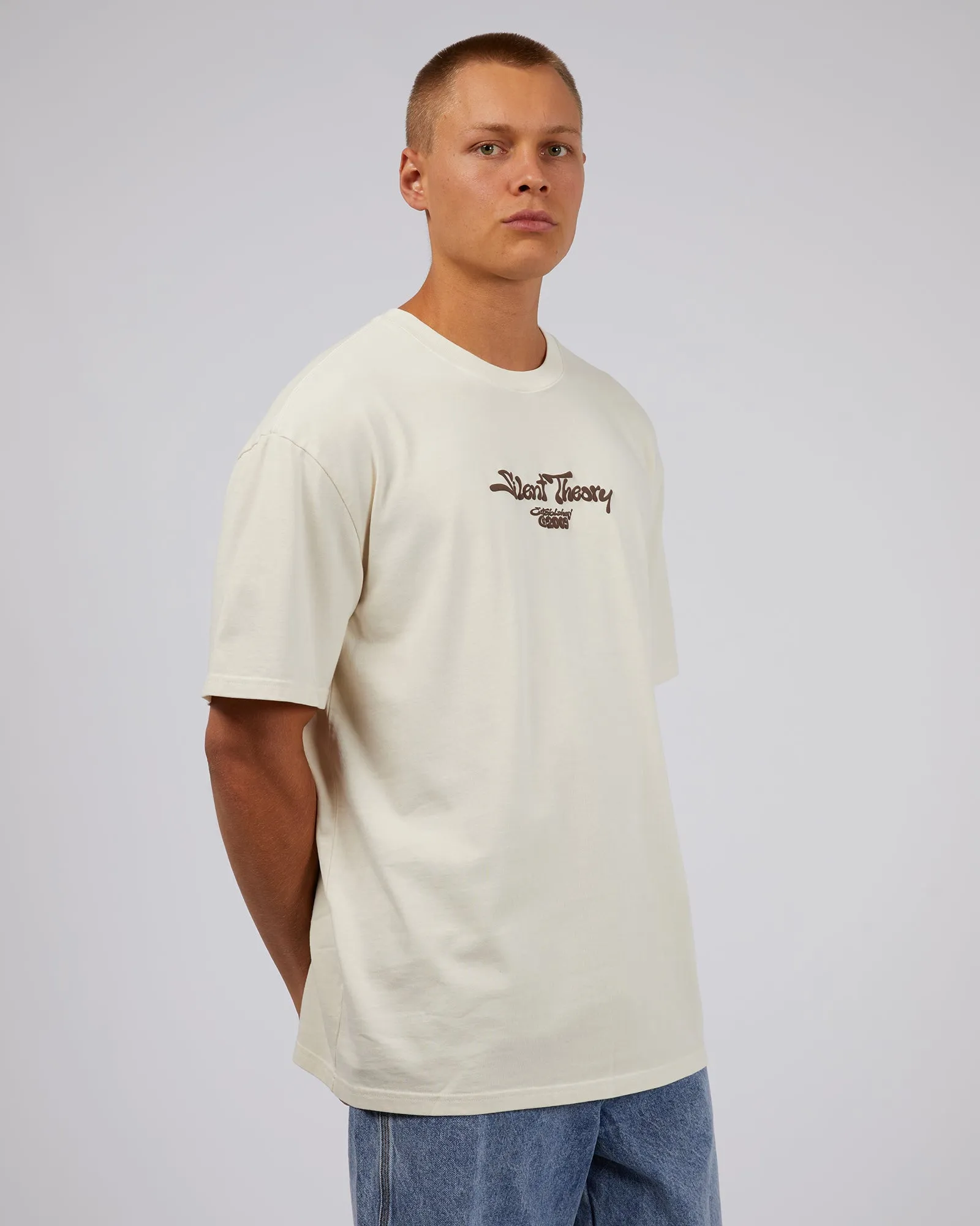 Time The Sound Tee Natural sold by edge clothing product image thumbnail 4