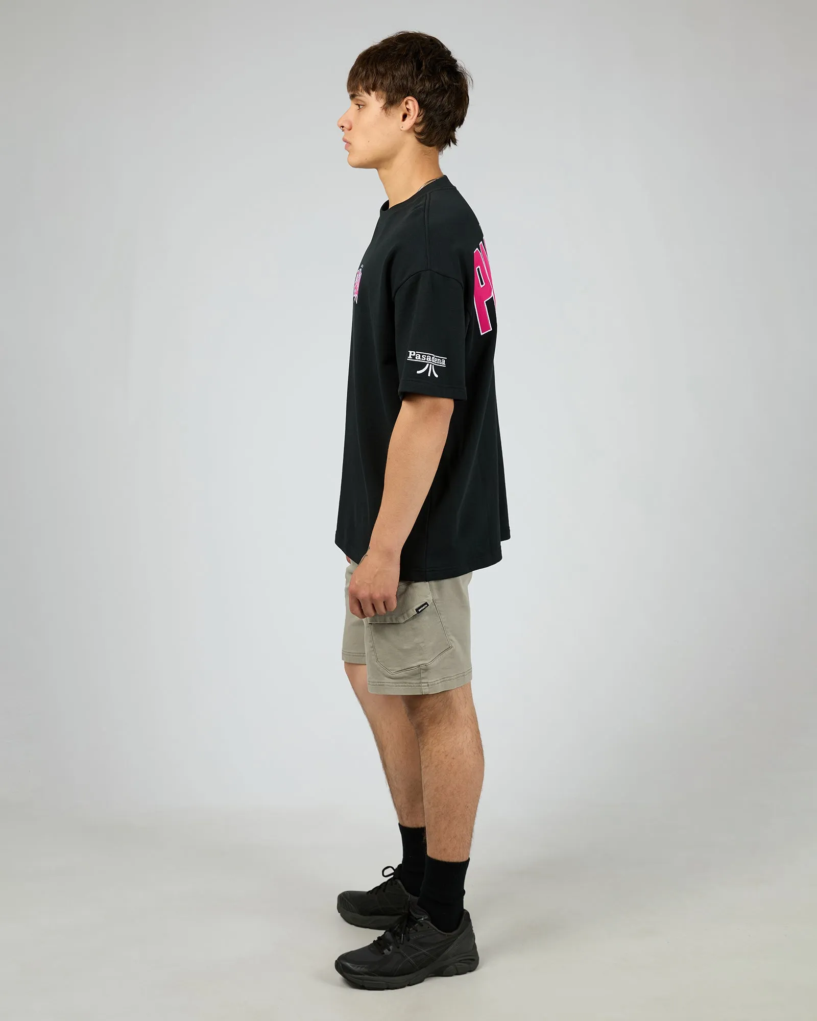 Miami Loopback Raptor Tee Black sold by edge clothing product image thumbnail 4