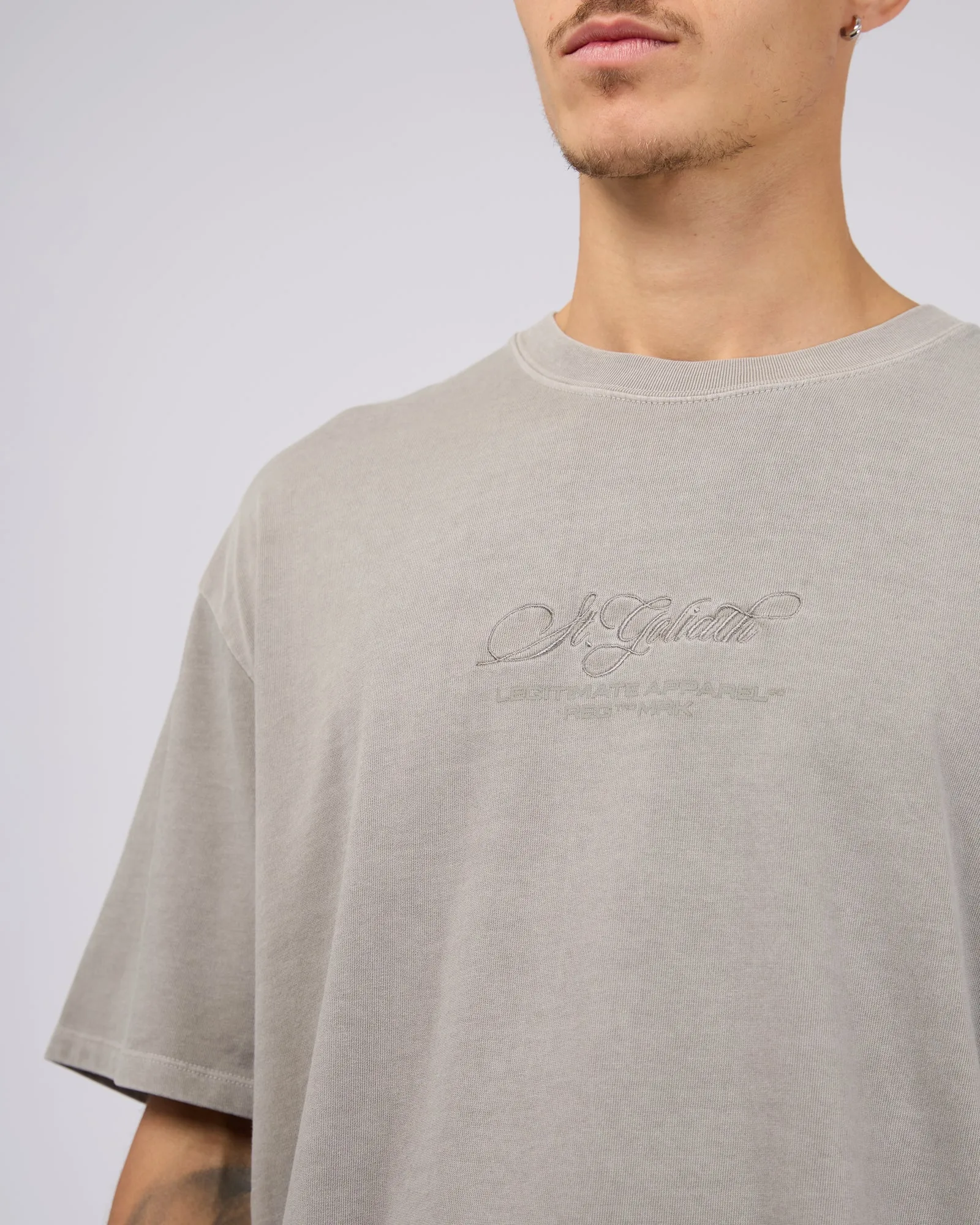 Arching Tee Coal sold by edge clothing product image thumbnail 5