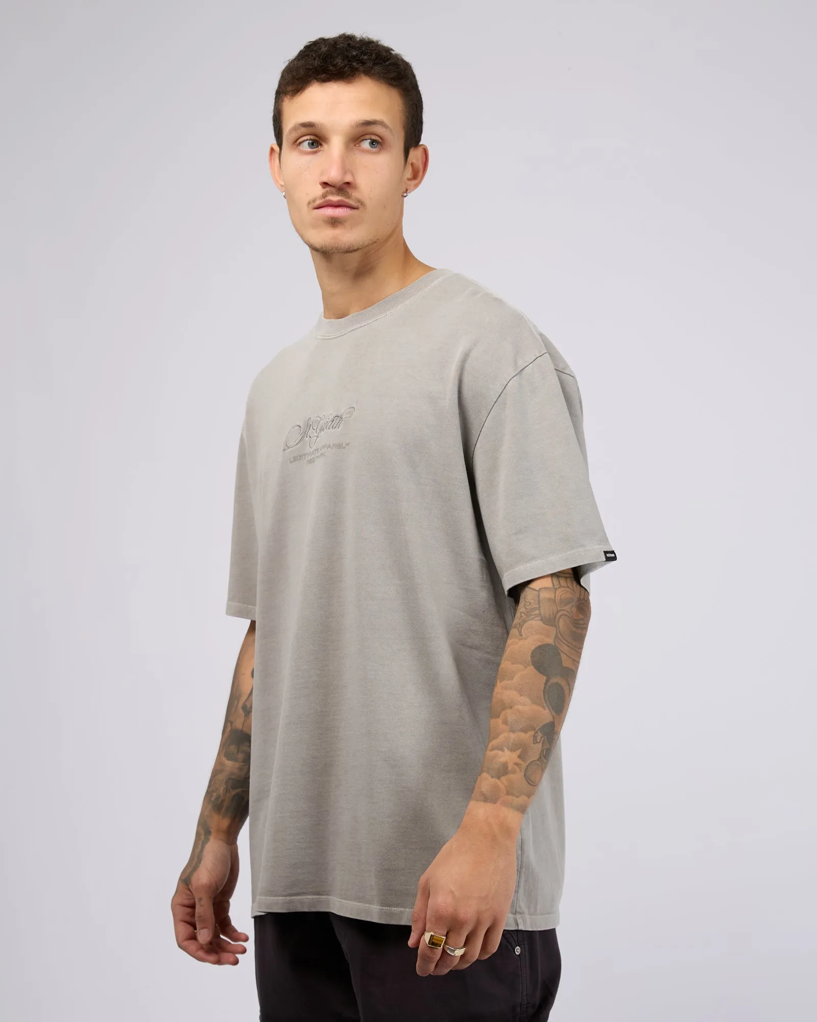 Arching Tee Coal sold by edge clothing product image thumbnail 4