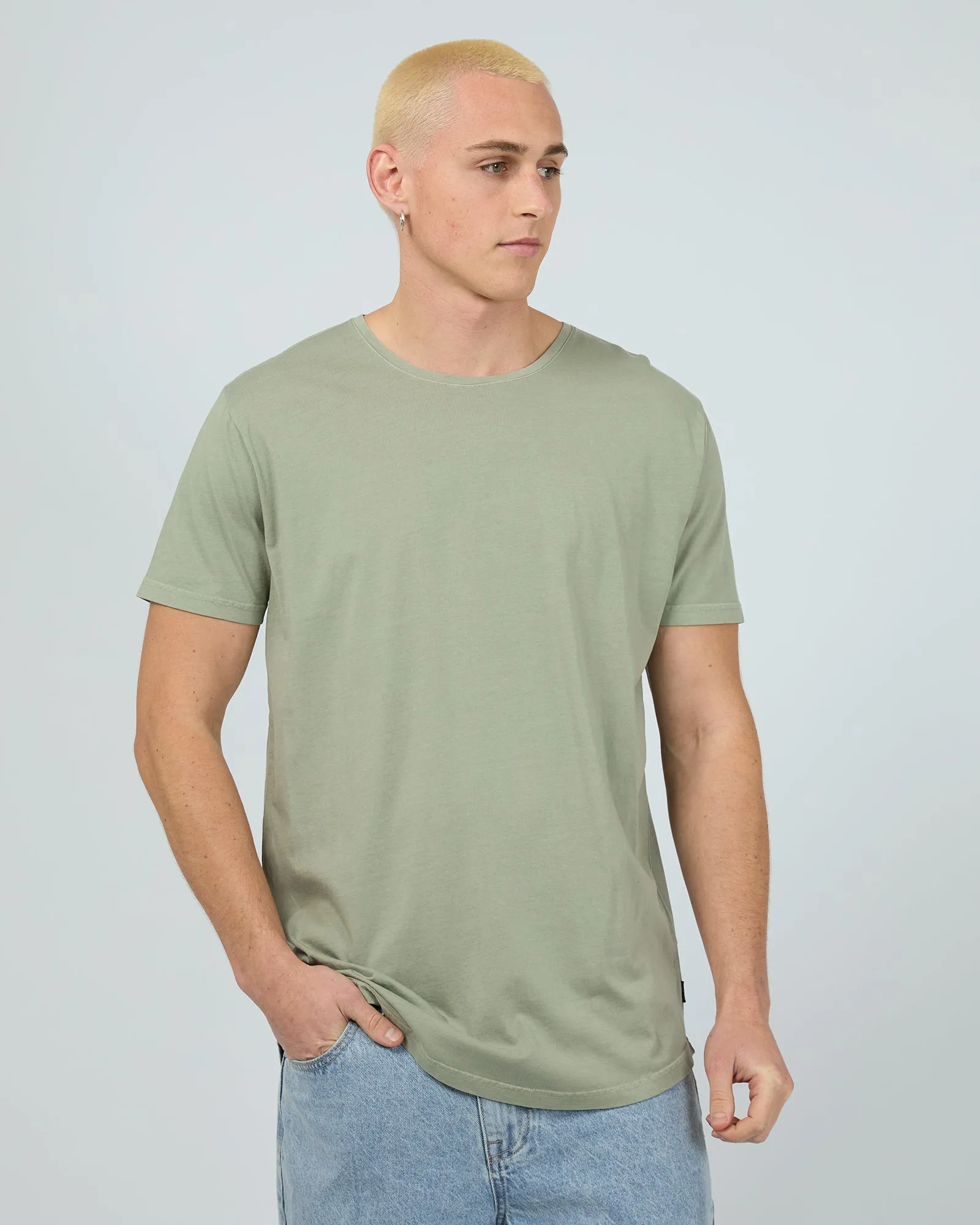 Tail Tee Sage sold by edge clothing