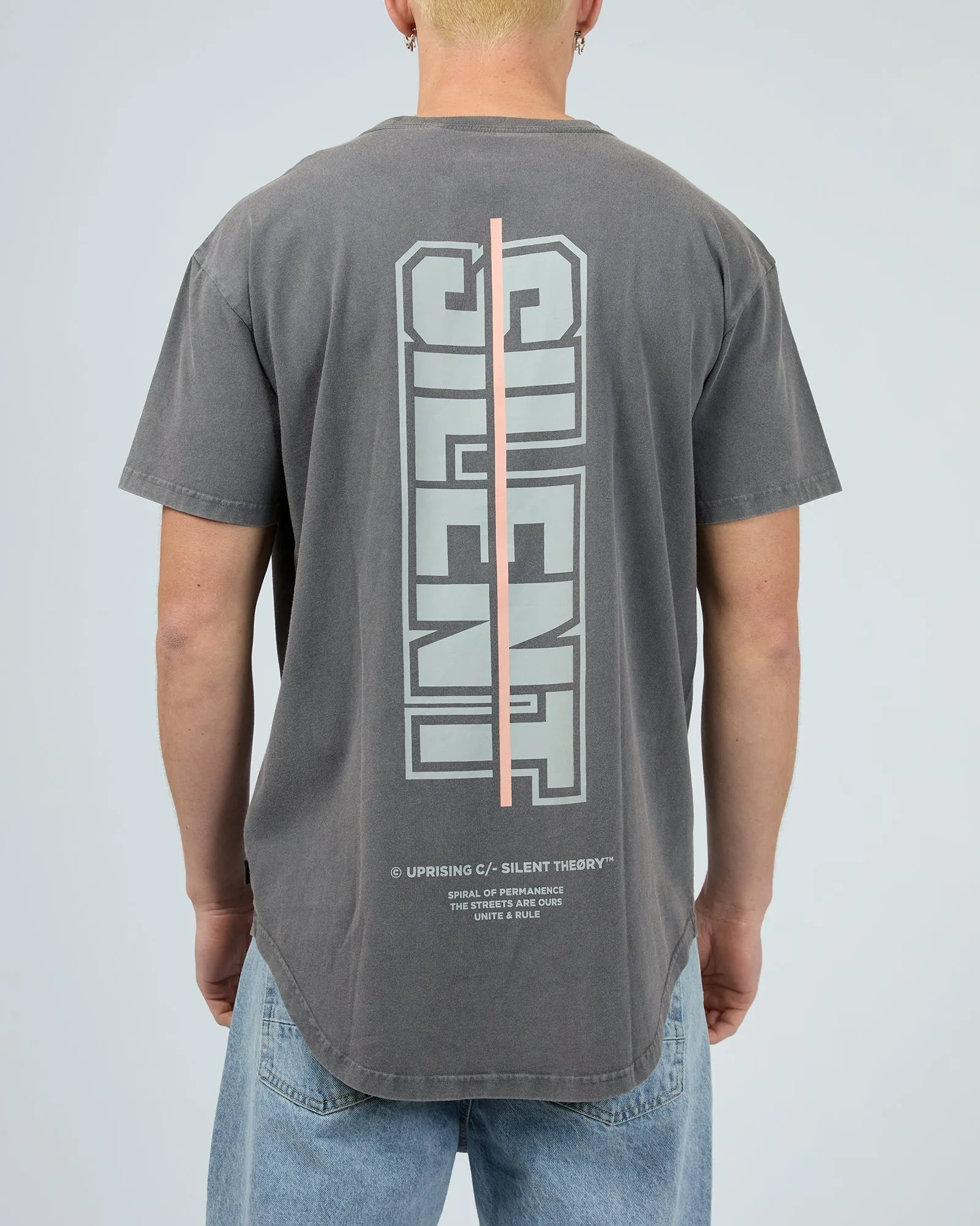 Dual Tee Charcoal sold by edge clothing product image thumbnail 2