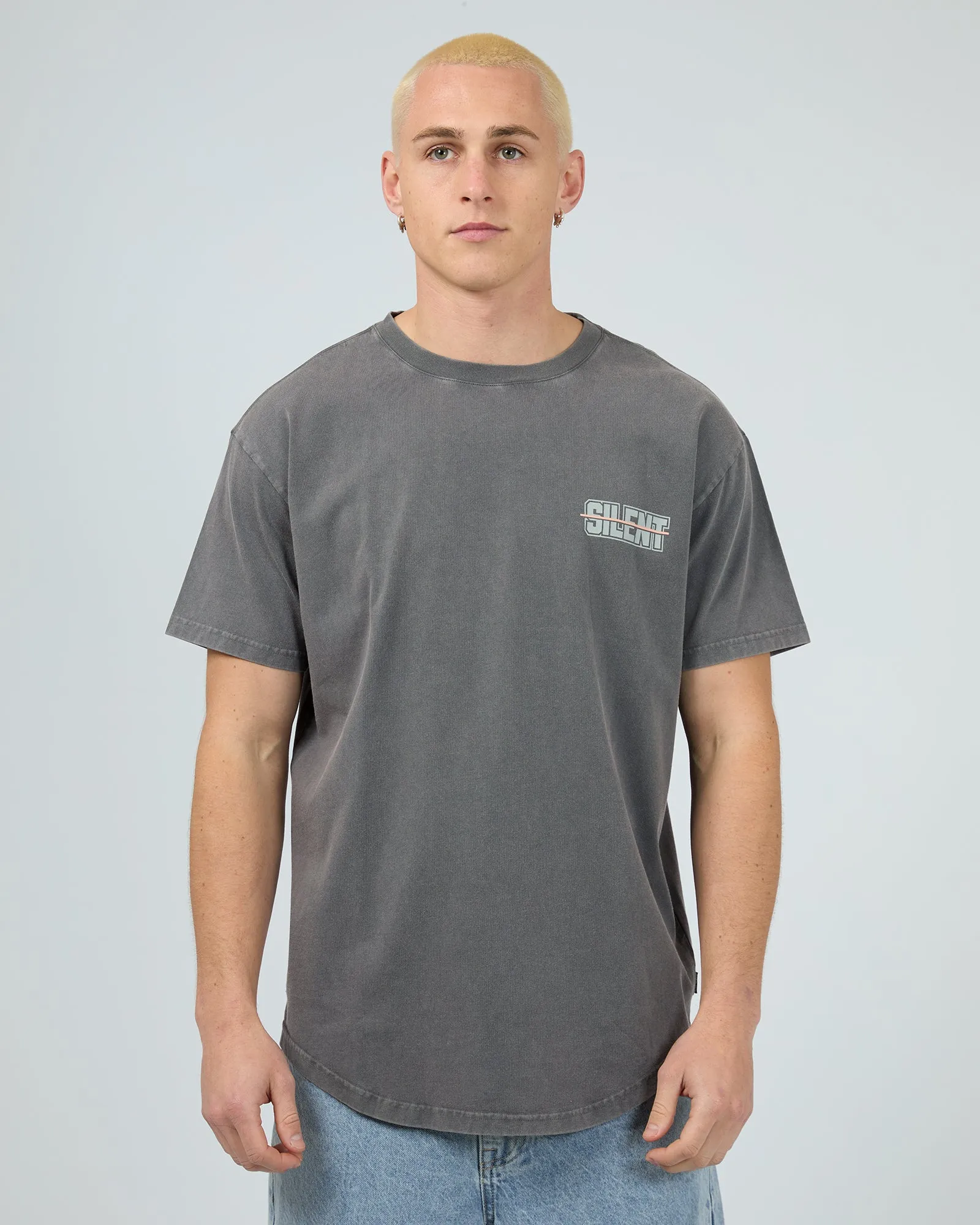 Dual Tee Charcoal sold by edge clothing