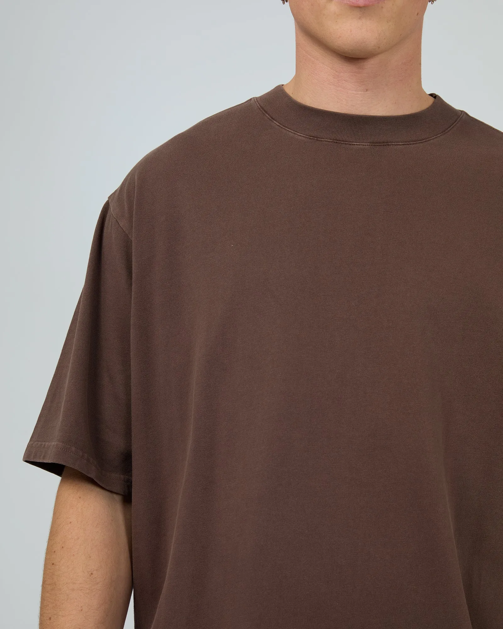 Heavy Weight Tee Chocolate sold by edge clothing product image thumbnail 5