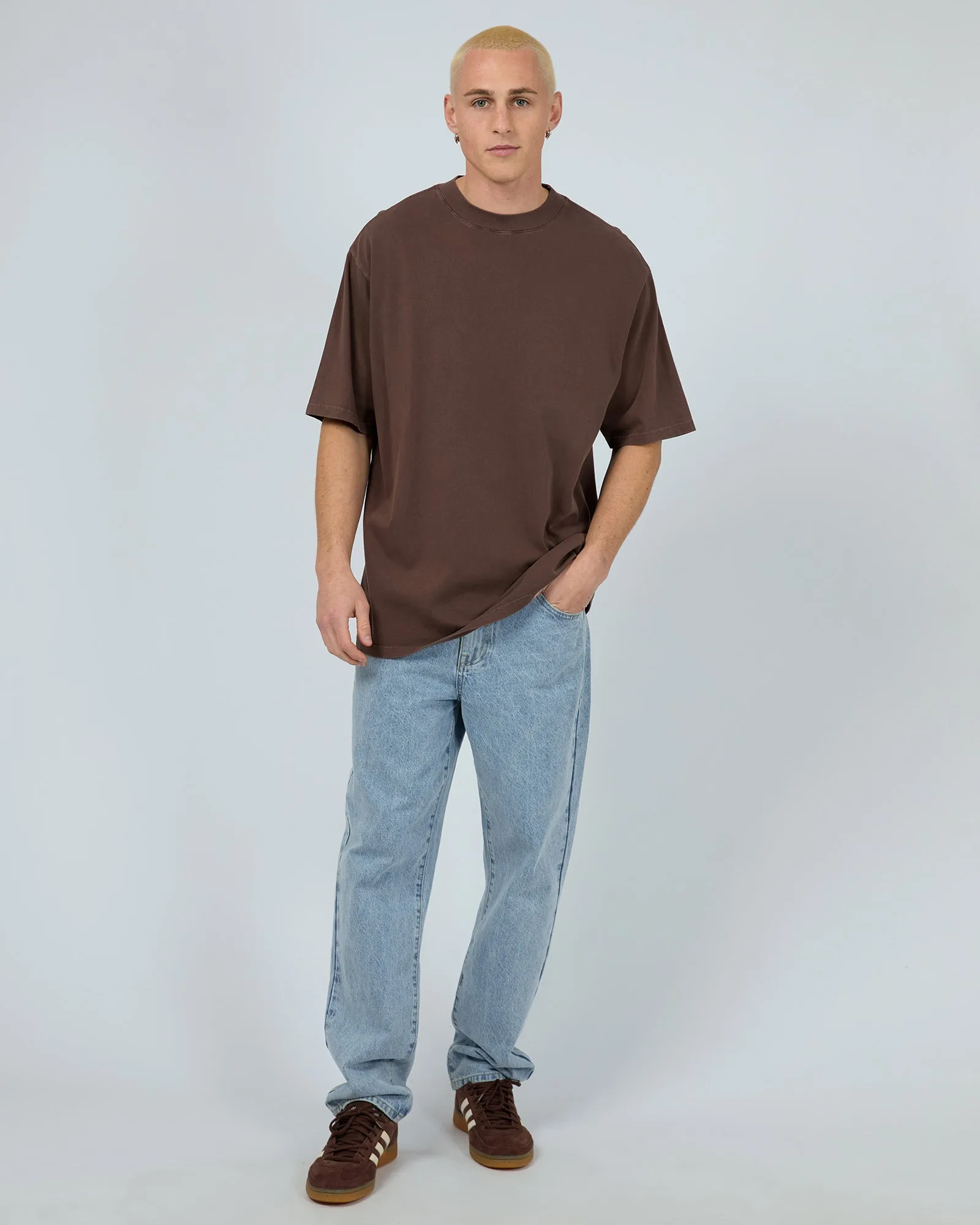 Heavy Weight Tee Chocolate sold by edge clothing product image thumbnail 2