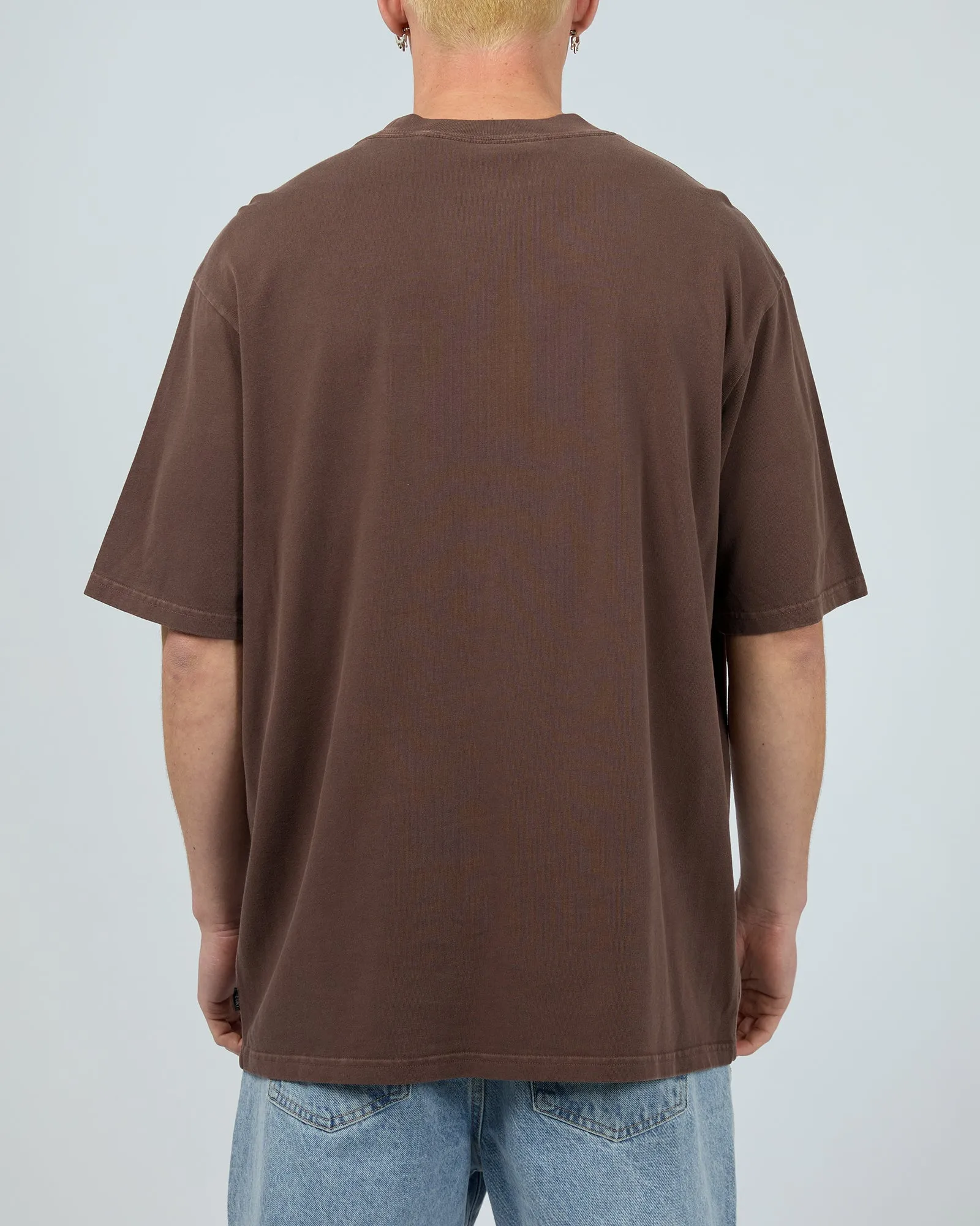 Heavy Weight Tee Chocolate sold by edge clothing product image thumbnail 3
