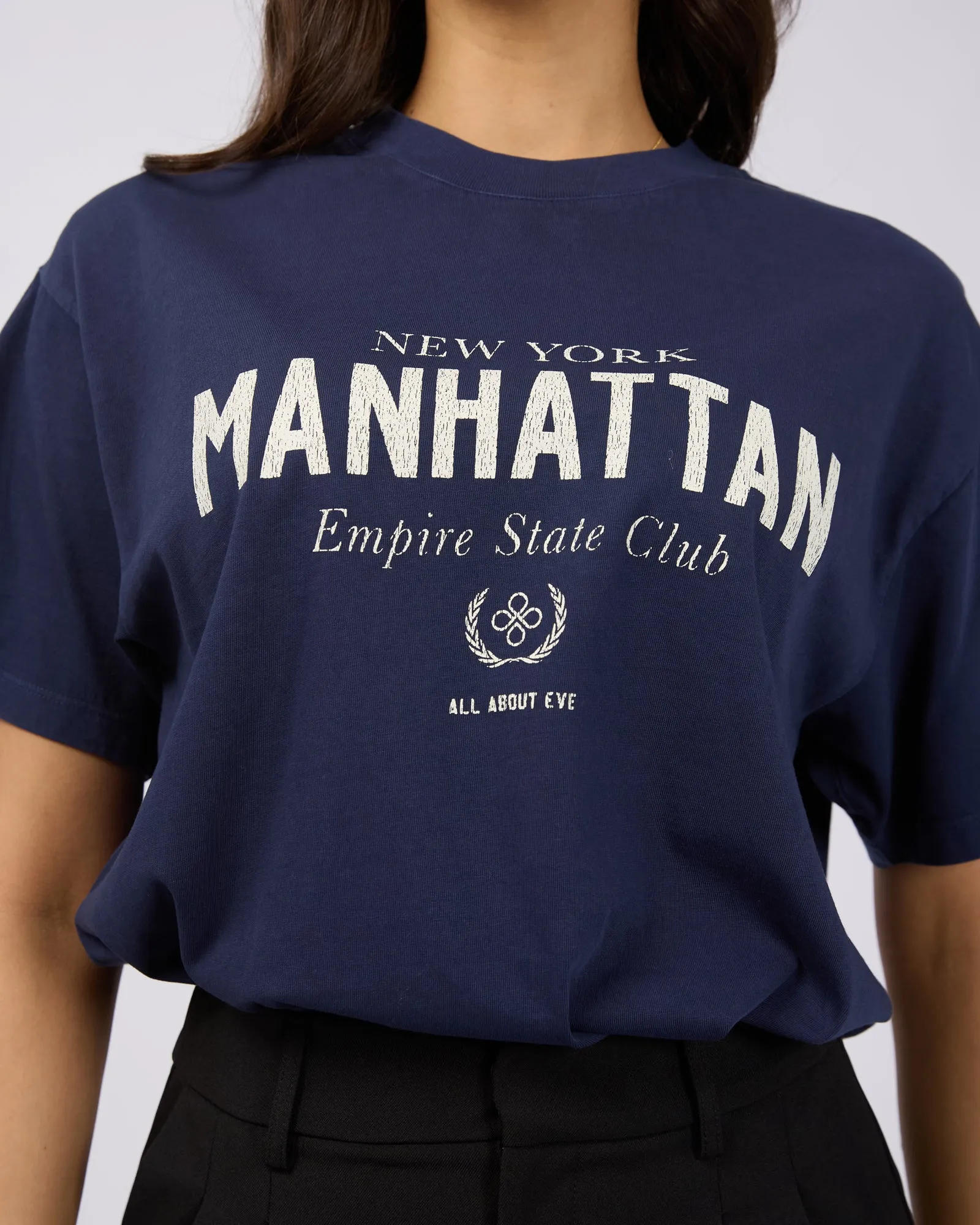 Manhattan Oversized Tee Navy sold by edge clothing product image thumbnail 5
