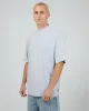 Heavy Weight Tee Grey Marle sold by edge clothing
