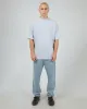 Heavy Weight Tee Grey Marle sold by edge clothing