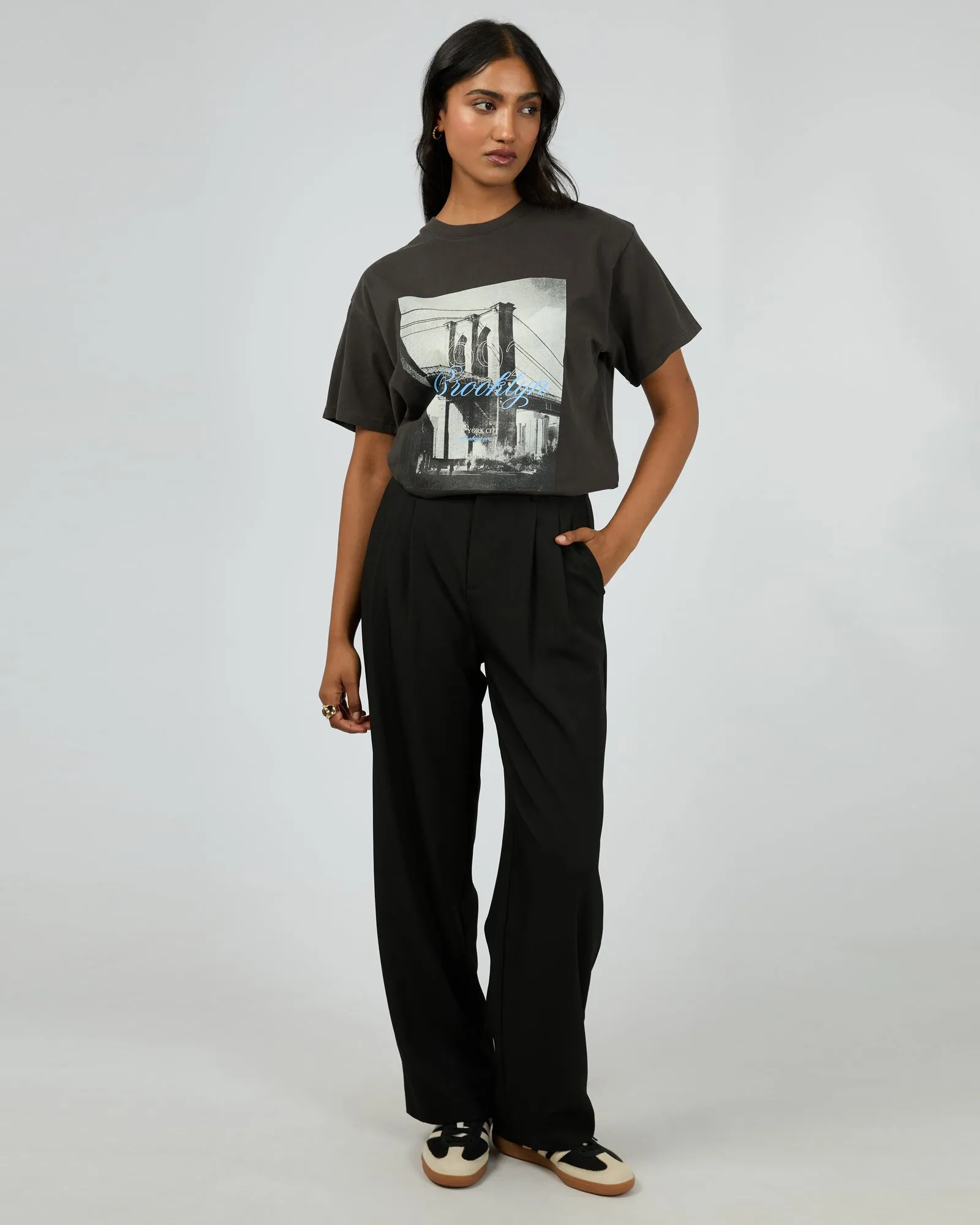 Brooklyn Oversized Tee Washed Black sold by edge clothing product image thumbnail 3