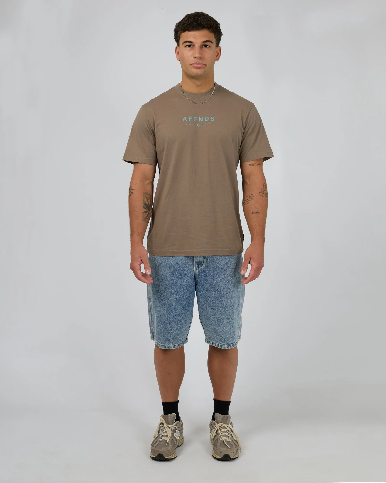 Thrown Out Recyled Retro Fit Tee Fossil sold by edge clothing product image thumbnail 3
