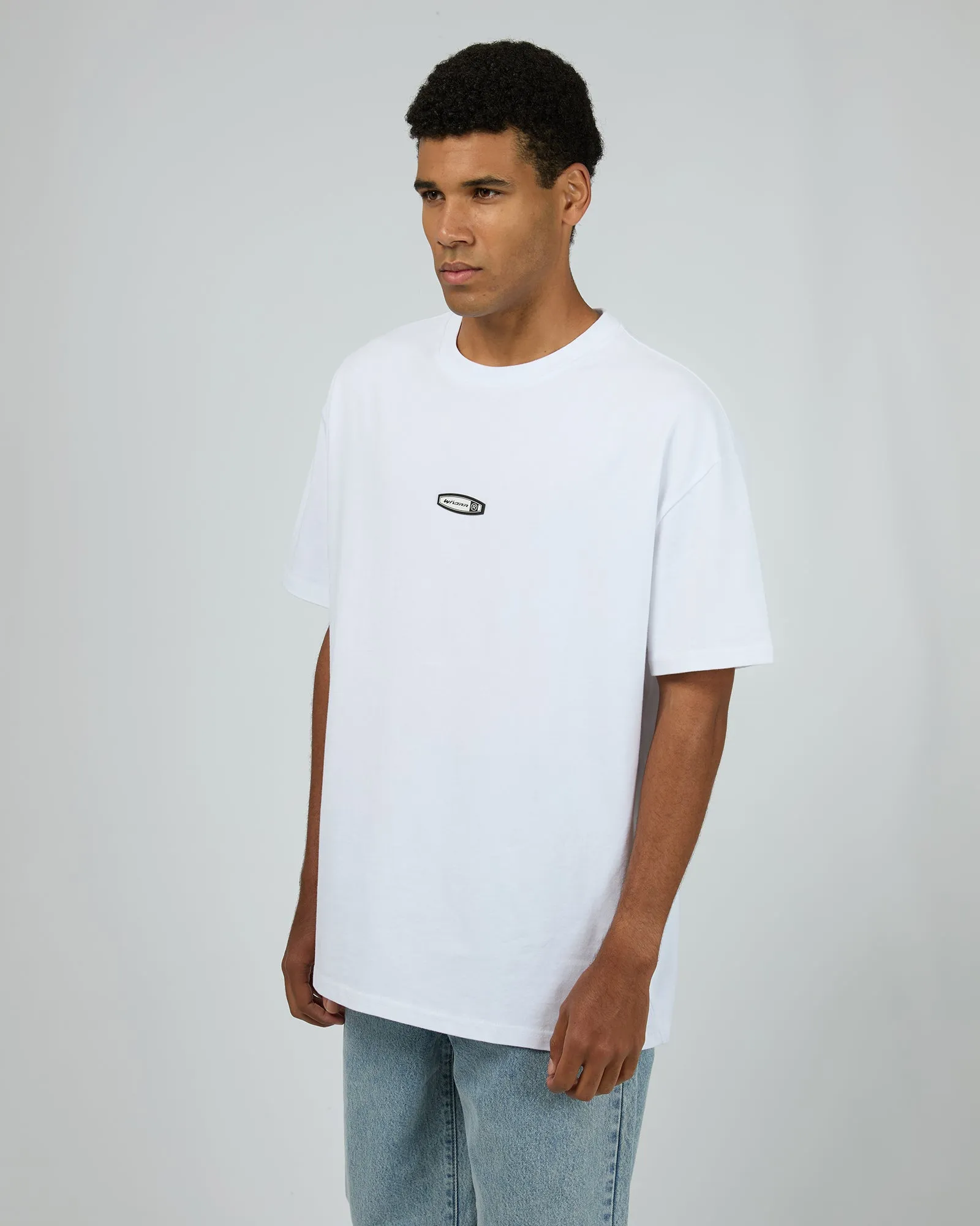 Primary Box Fit Tee White sold by edge clothing product image thumbnail 4