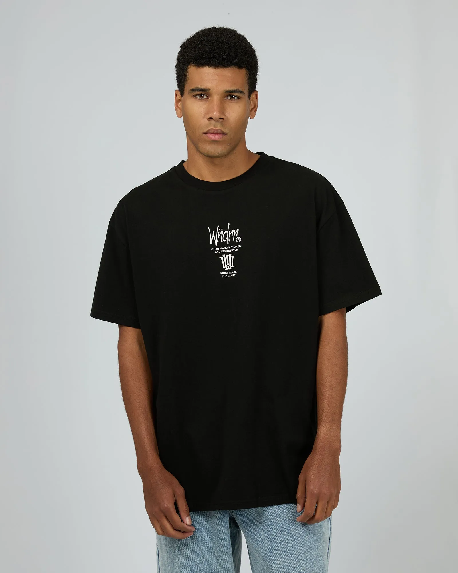 Noise Box Fit Tee Black sold by edge clothing
