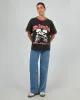 All Your Heart Ringer Tee Vintage Black Red sold by edge clothing