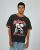 All Your Heart Ringer Tee Vintage Black Red sold by edge clothing