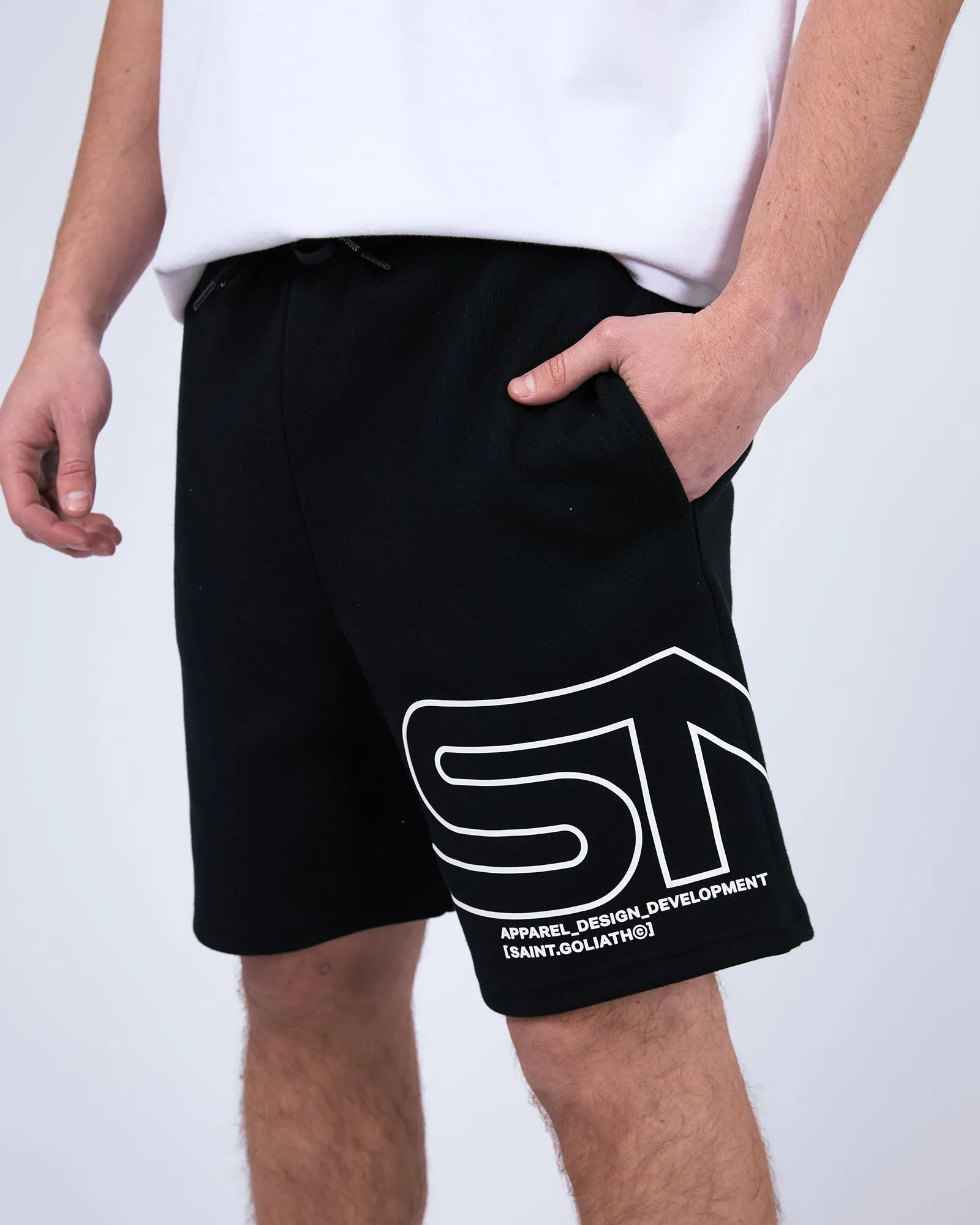 Link Fleece Short Black sold by edge clothing product image thumbnail 5
