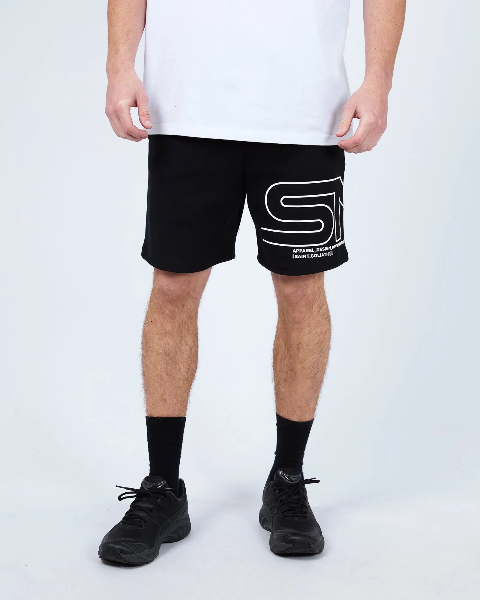 Link Fleece Short Black sold by edge clothing