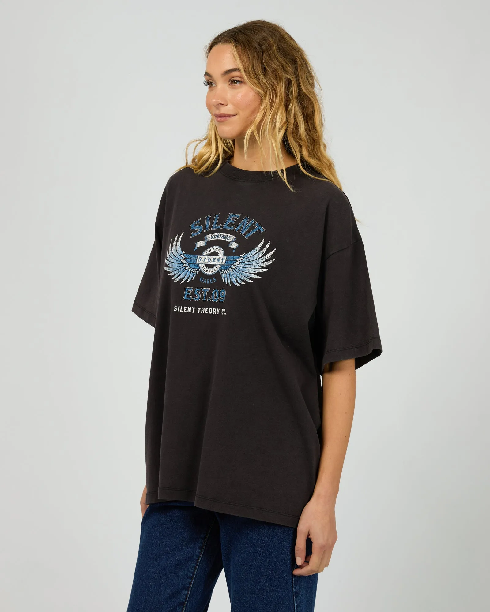 Vintage Tee Washed Black sold by edge clothing product image thumbnail 4