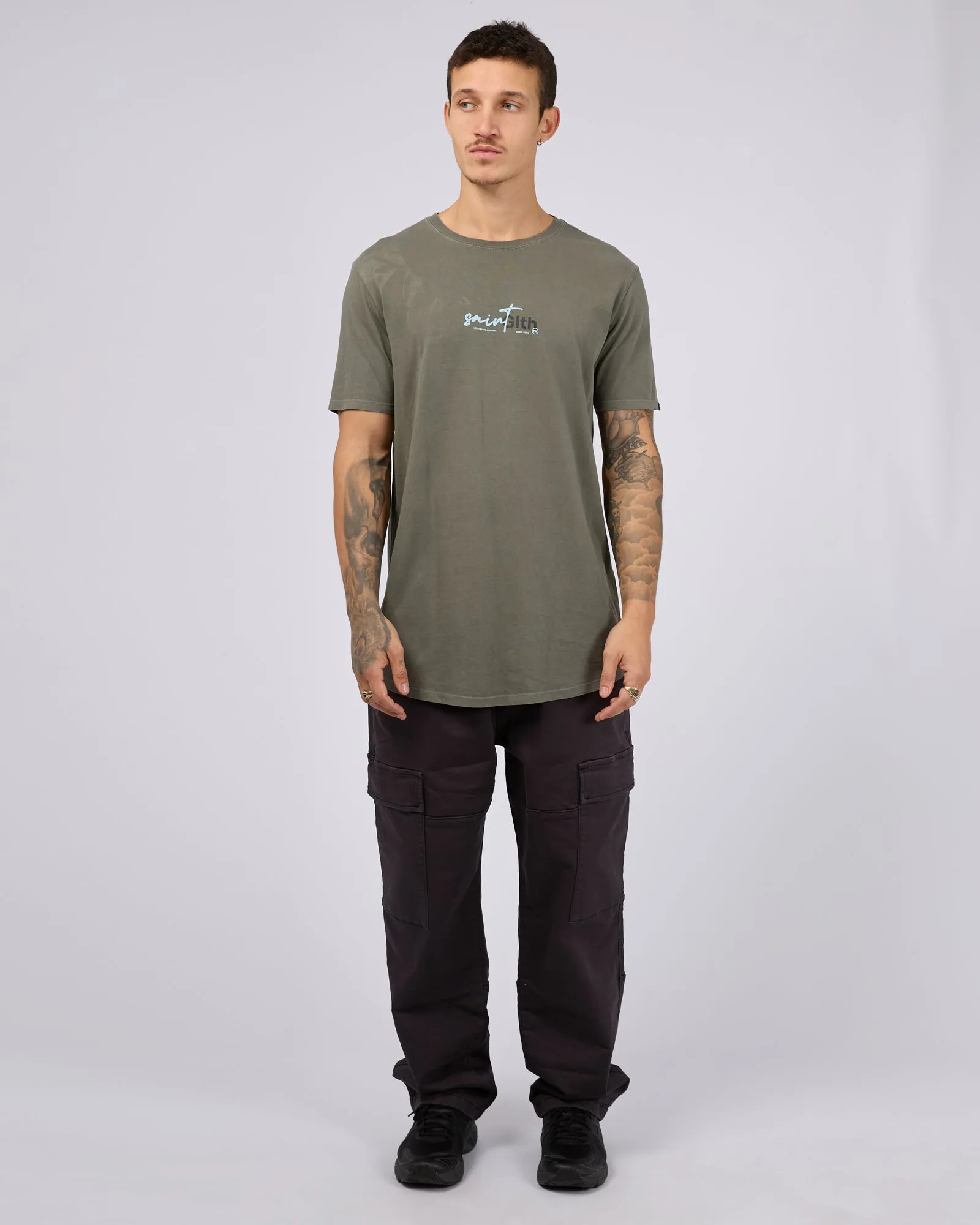 Sign Off Tee Agave Green sold by edge clothing product image thumbnail 3