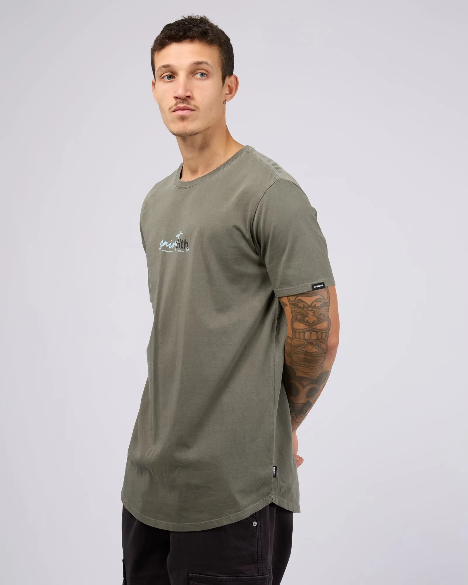Sign Off Tee Agave Green sold by edge clothing product image thumbnail 4